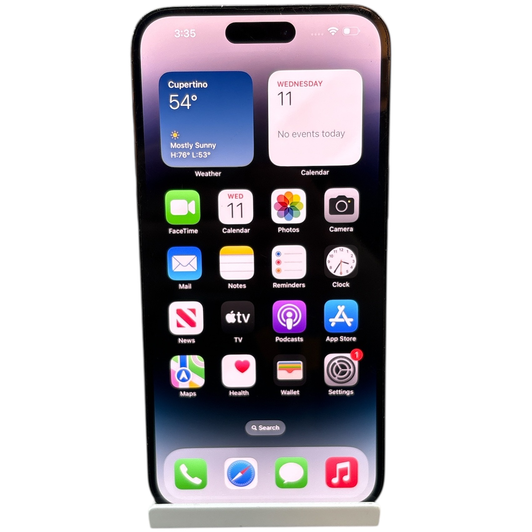 Product photo for iPhone 14 Pro Max - 128GB Unlocked 86% Battery Health Black