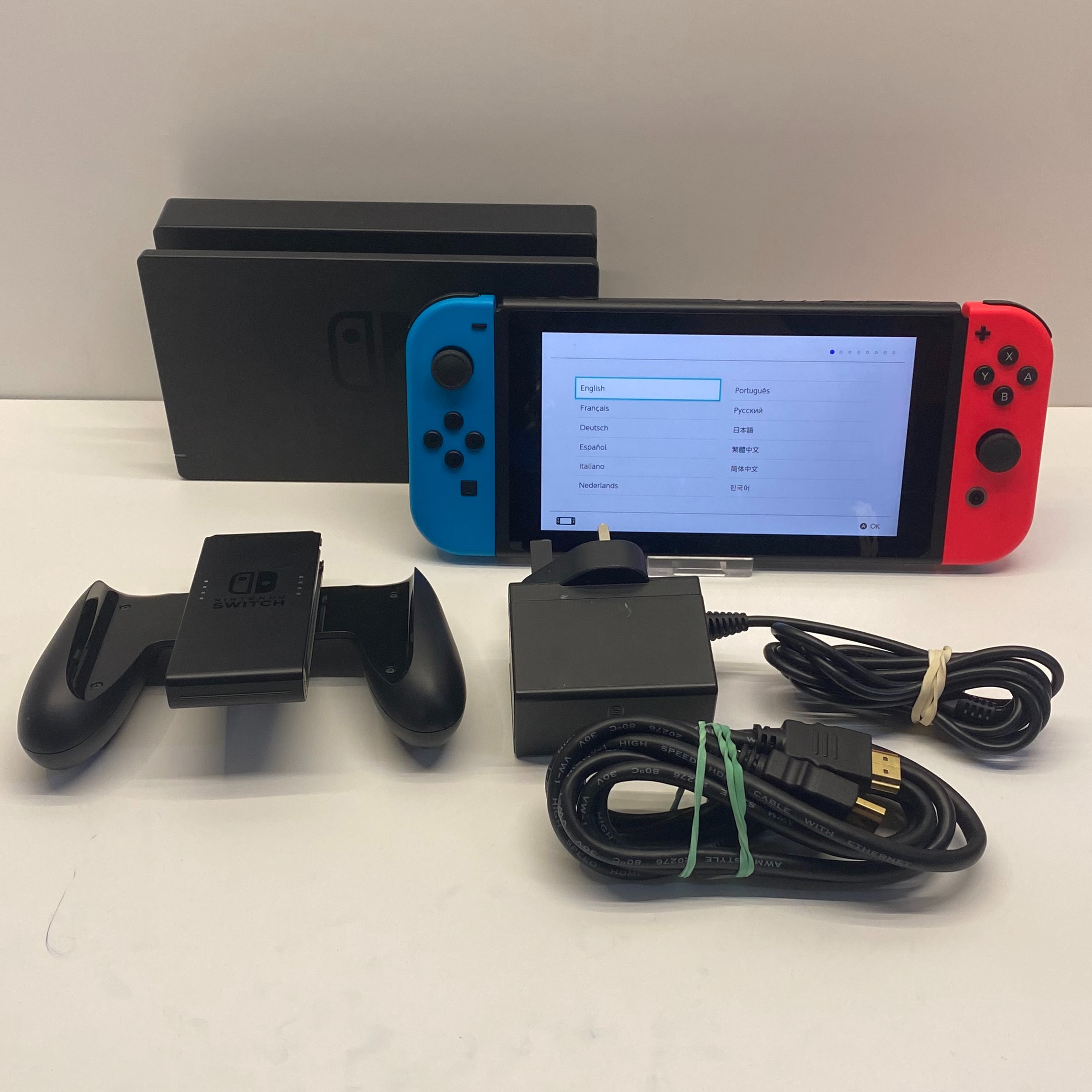 Product photo for Nintendo Switch Console with Neon Red/ Blue Joy Cons 32GB