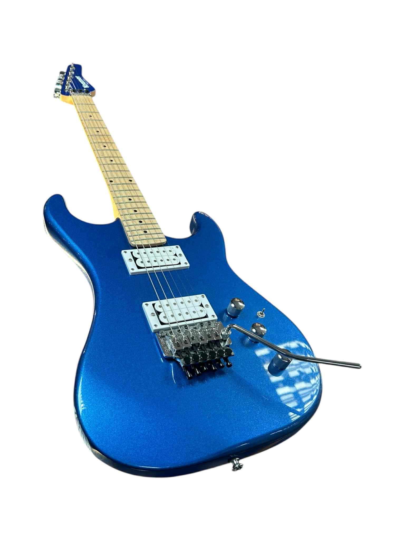 Product photo for Kramer Pacer Classic Alinco HH Alder Electric Guitar - Dark Blue Metallic