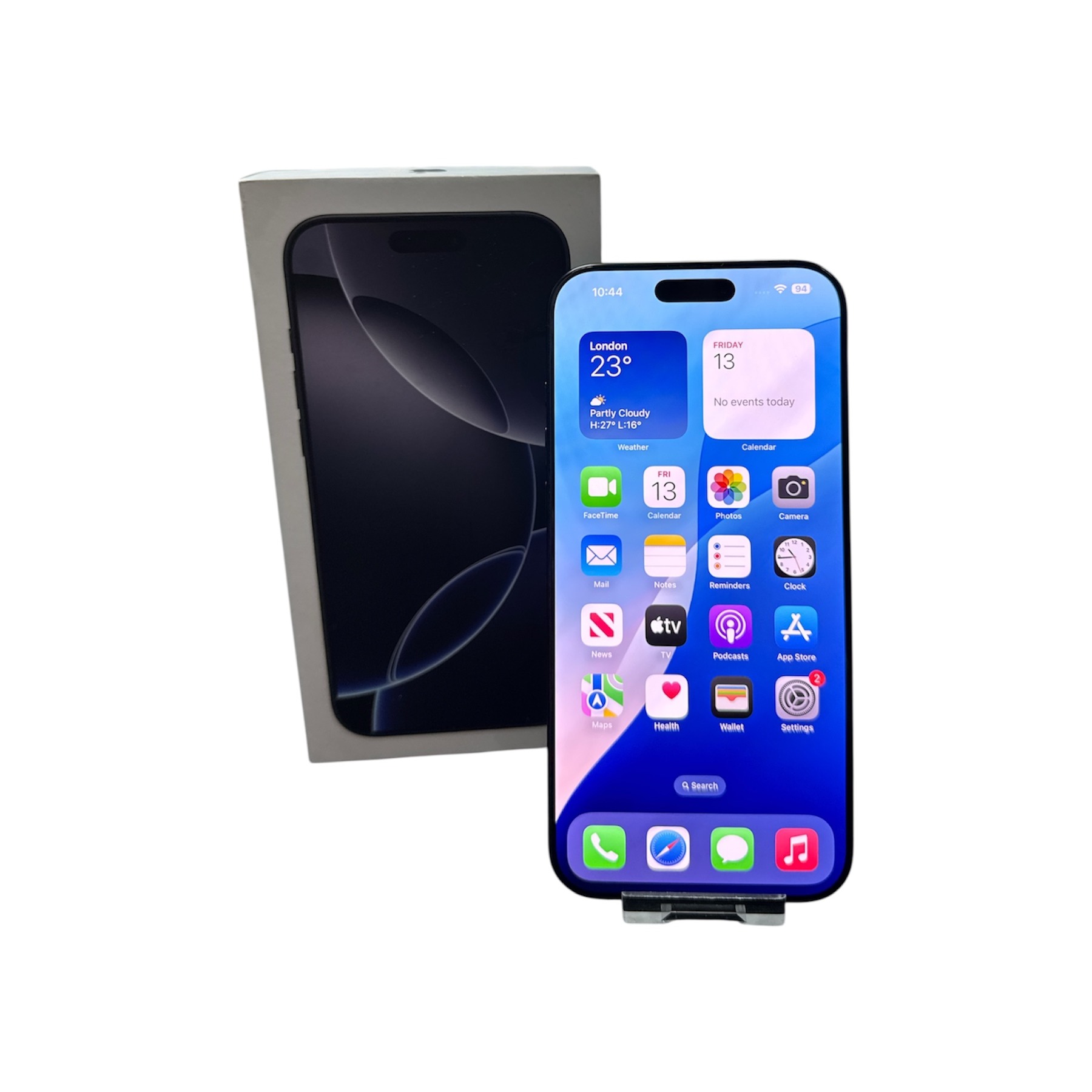 Product photo for Apple iPhone 16 Pro Max 512GB Black Titanium, Unlocked B