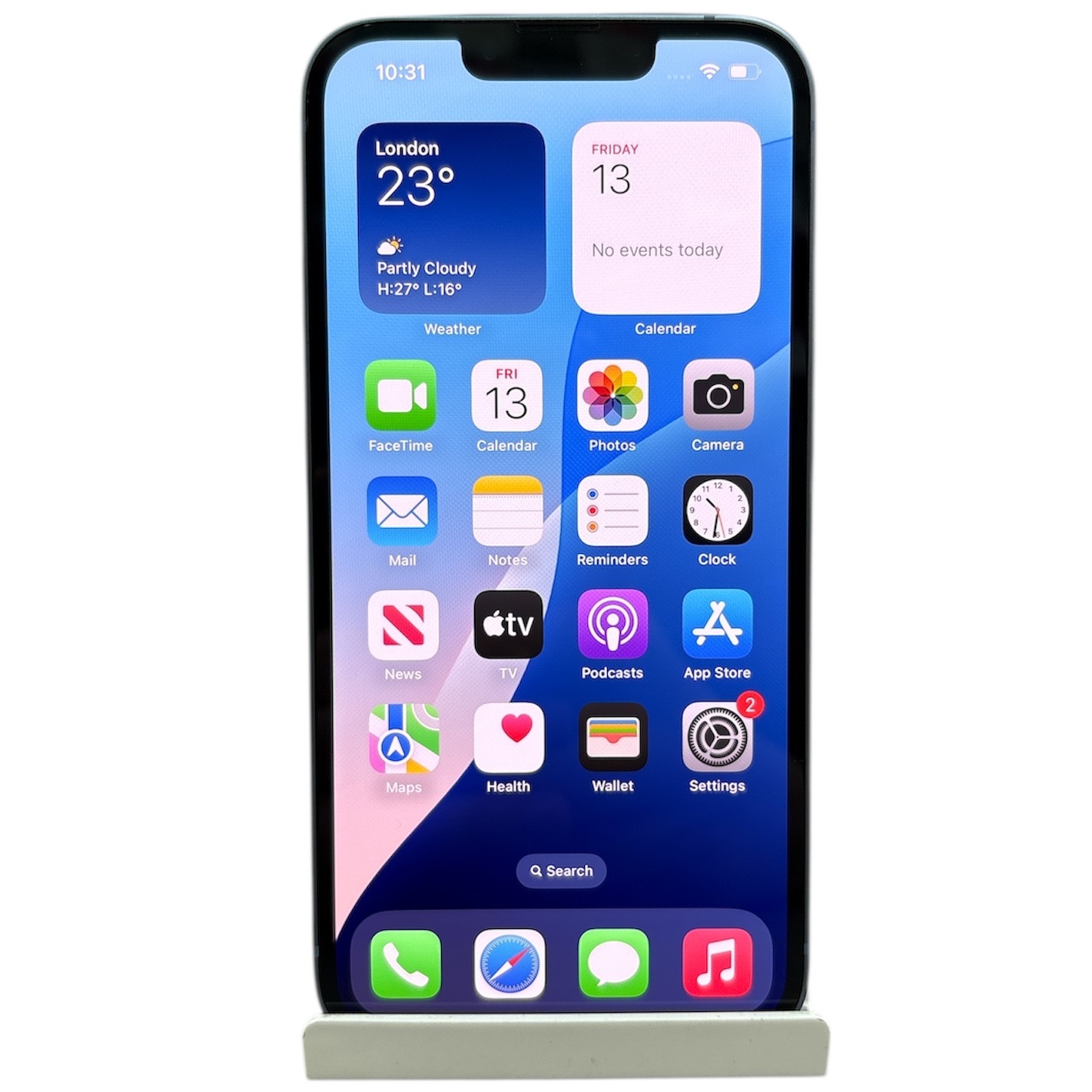 Product photo for iPhone 14 - 128GB Unlocked 99% Battery Health Blue