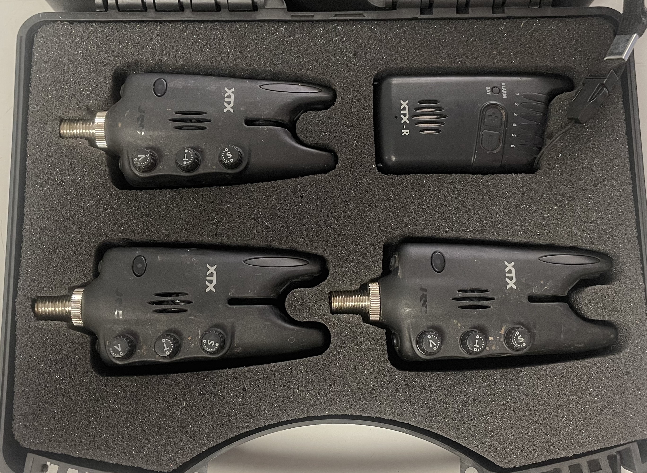 Product photo for JRC Radar XTX 3+1 Bite alarm set
