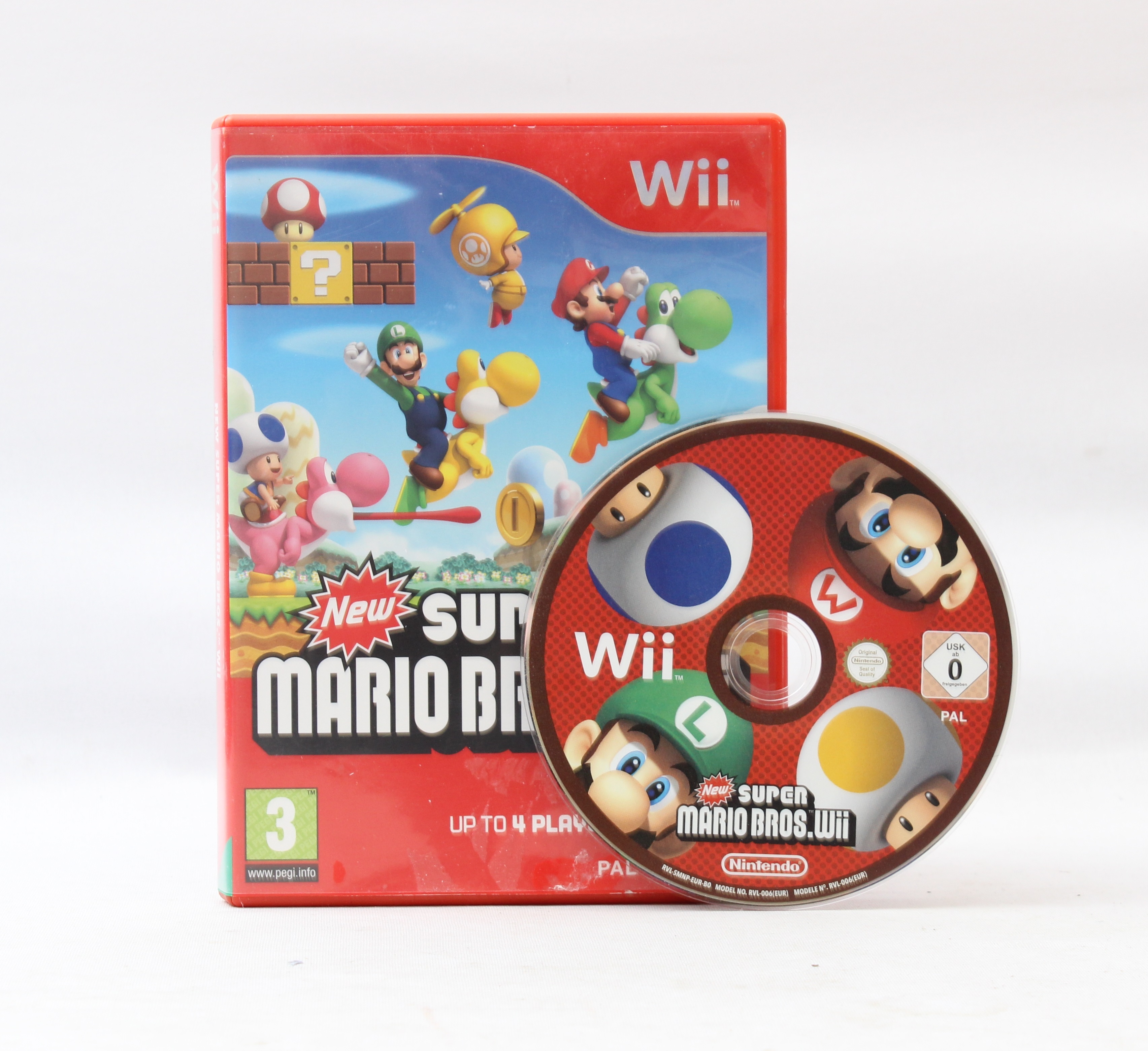 Product photo for Nintendo New Super Mario Bros Wii Video Game (A)
