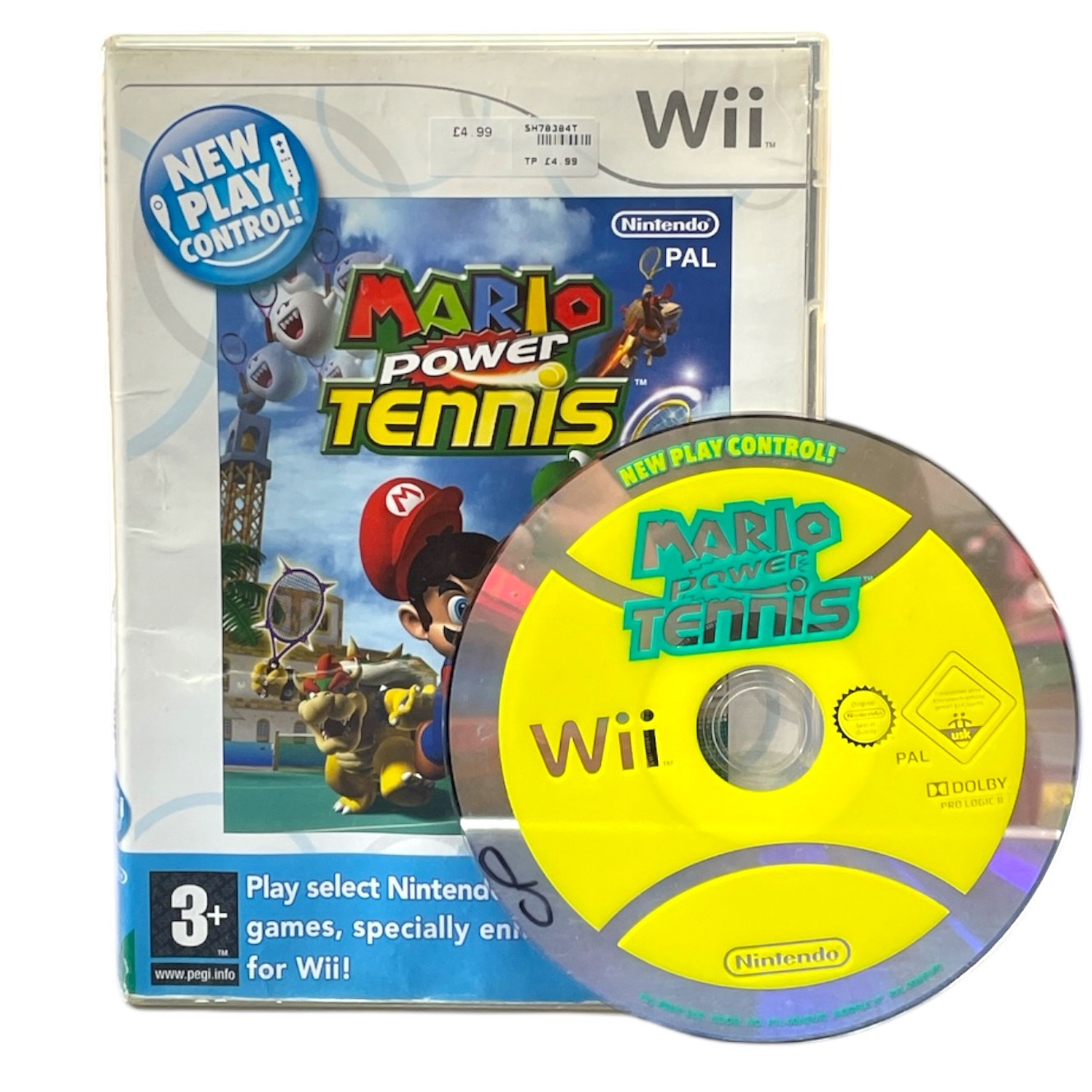 Product photo for Mario Power Tennis Wii Game