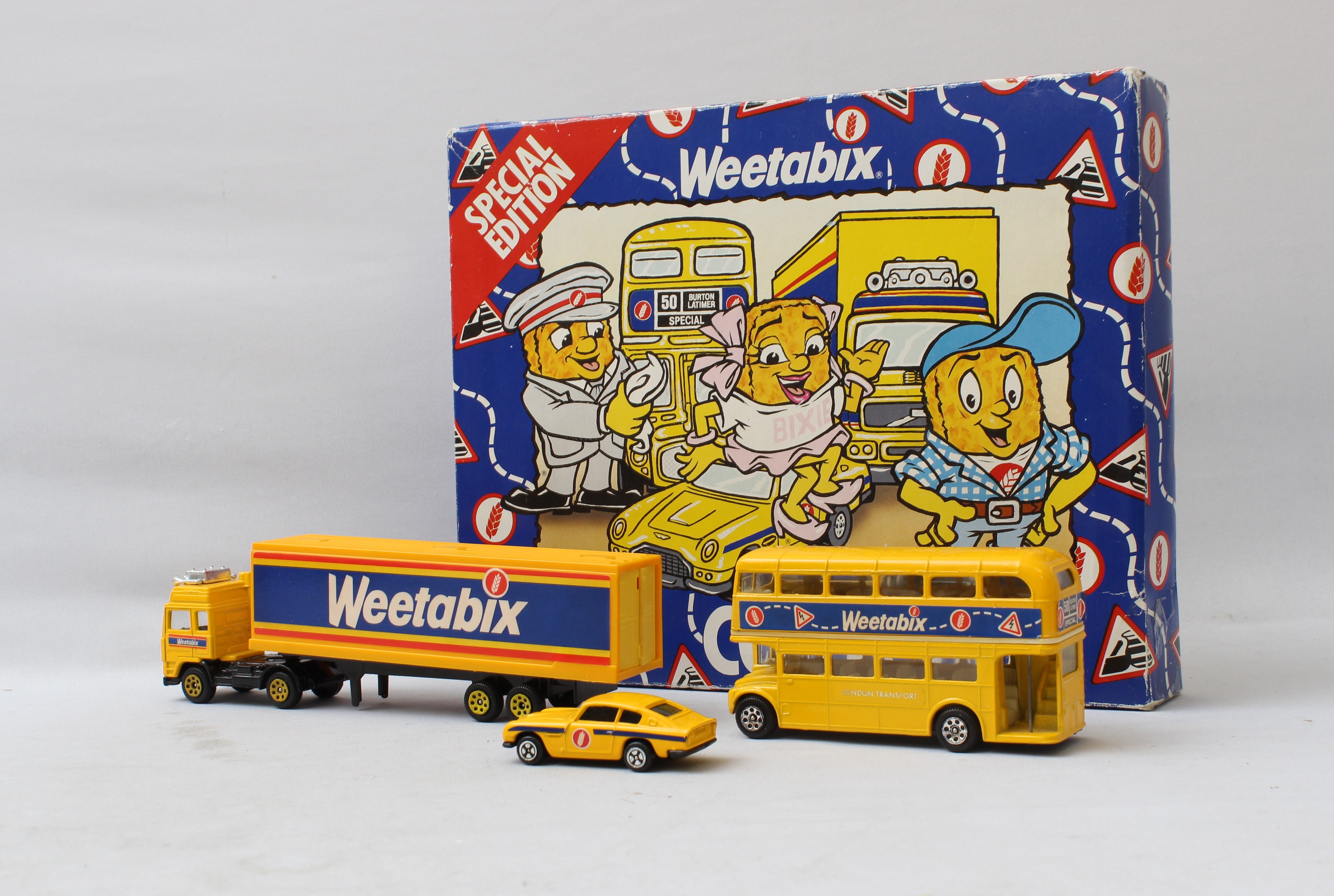 Product photo for Corgi Weetabix Collection 1989 Special Edition Vehicle Models - Boxed (U)