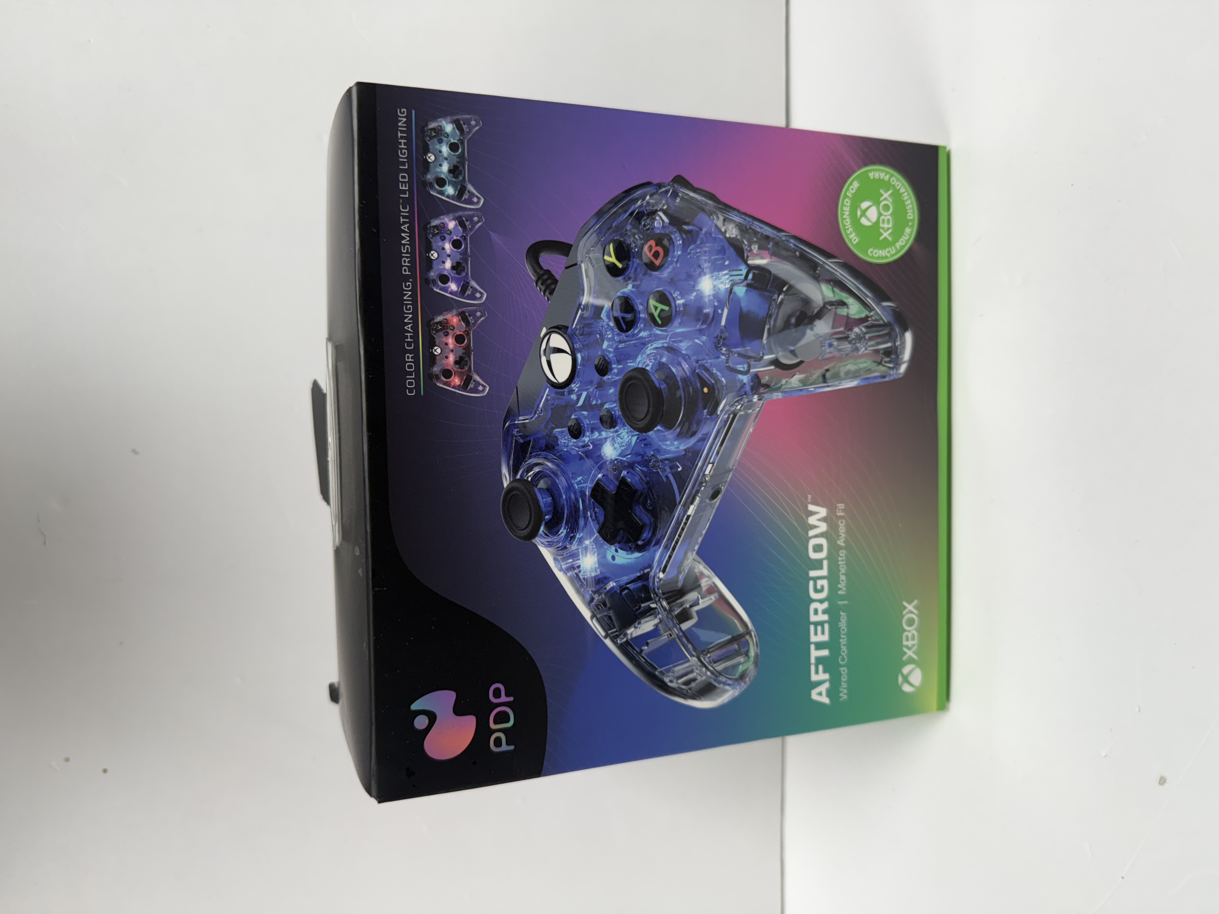 Product photo for XBOX  AFTERGLOW CONTROLLER BOXED