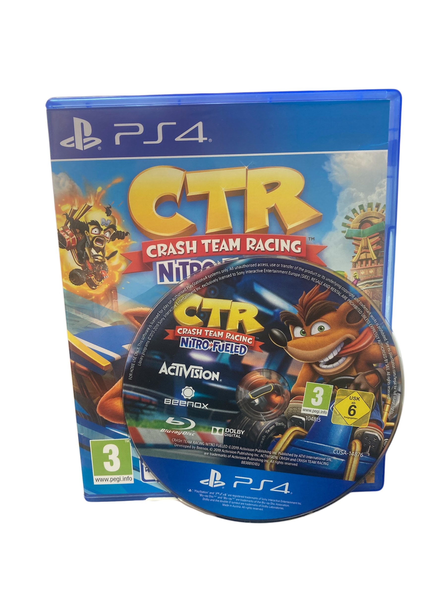 Product photo for Crash Team Racing Nitro-Fueled (PS4)