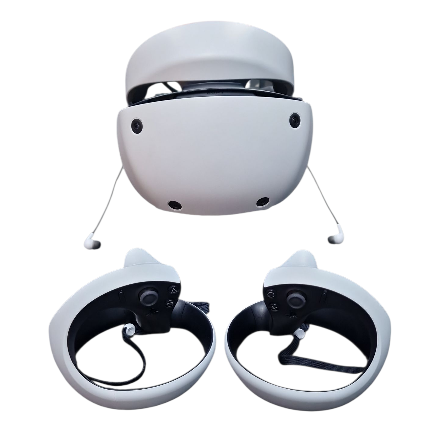 Product photo for PlayStation VR2 Headset w/Sense Controllers (No Game), Unboxed