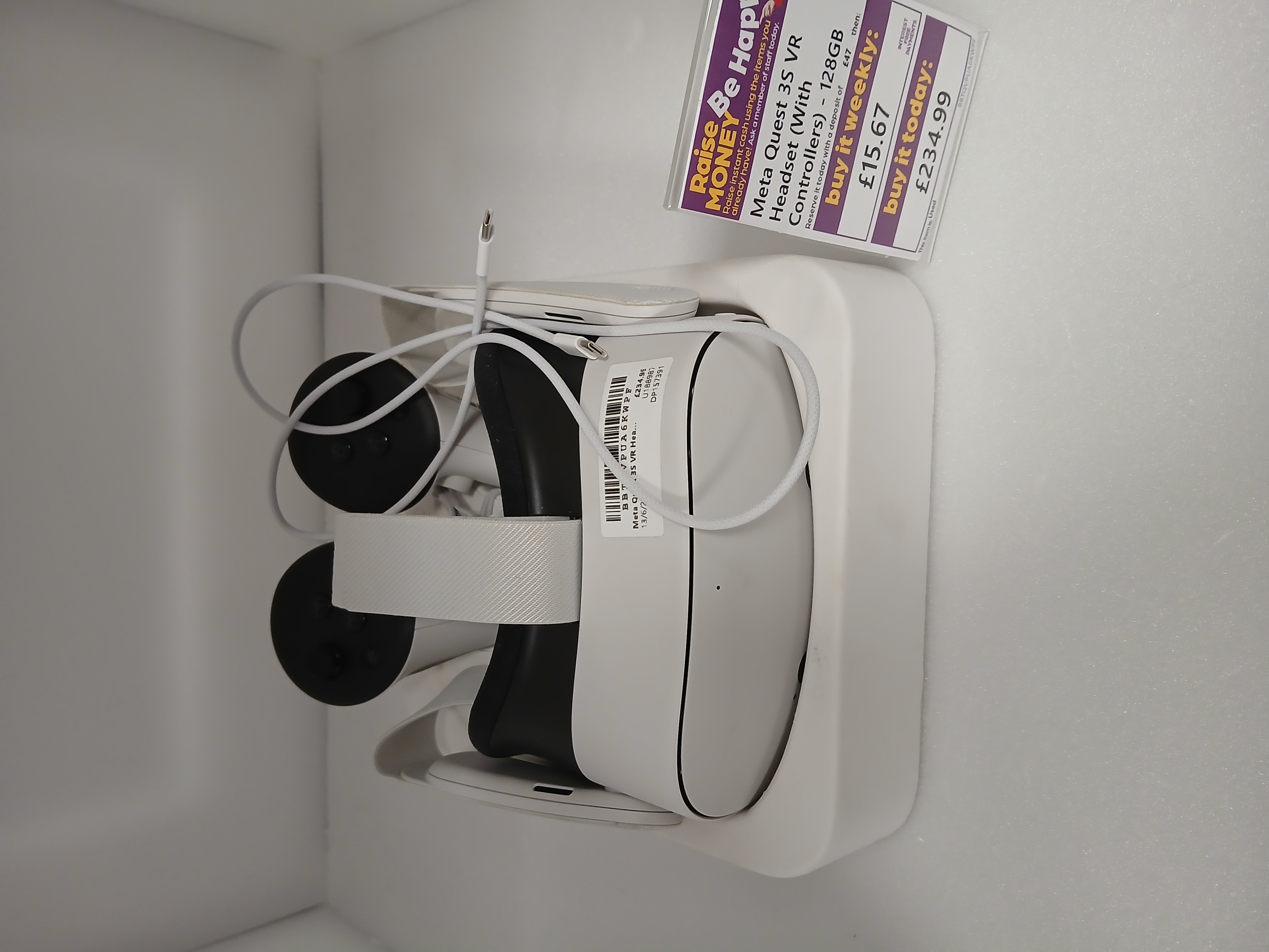 Product photo for Meta Quest 3S VR Headset (With Controllers) - 128GB