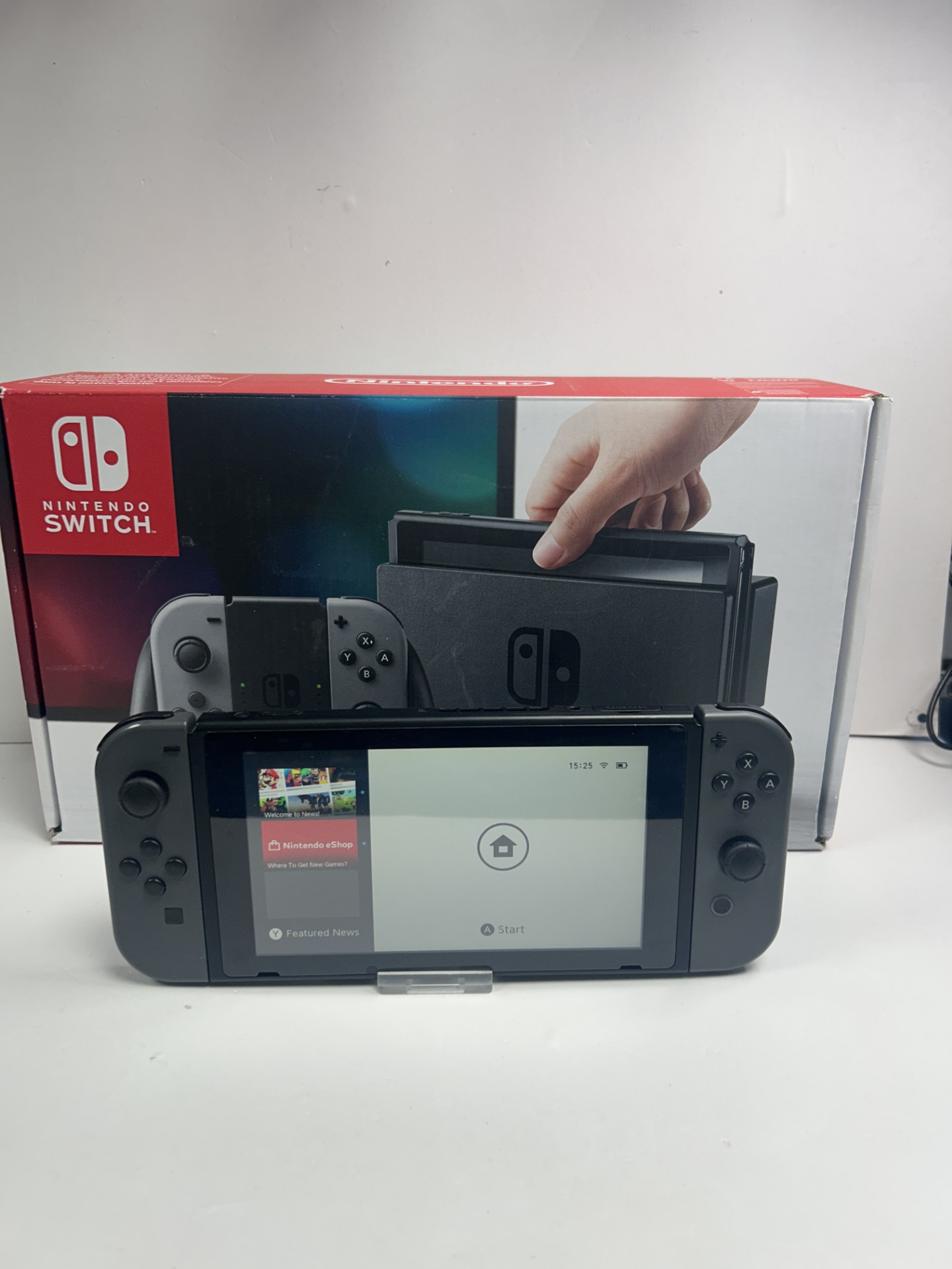 Product photo for Nintendo NINTENDO SWITCH CONSOLE GREY BOXED