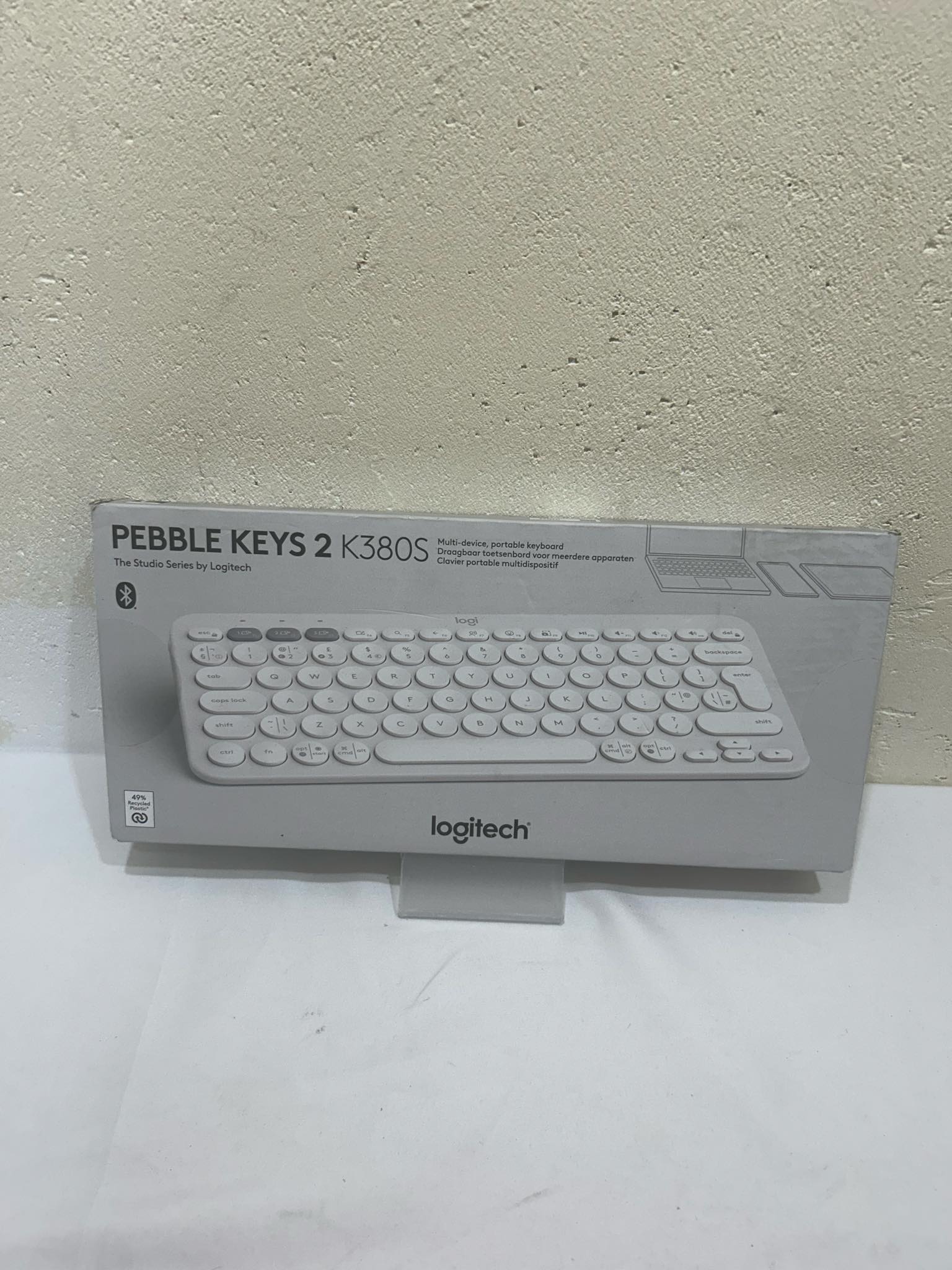 Product photo for Logitech Pebble Keys 2 K380s Keyboard
