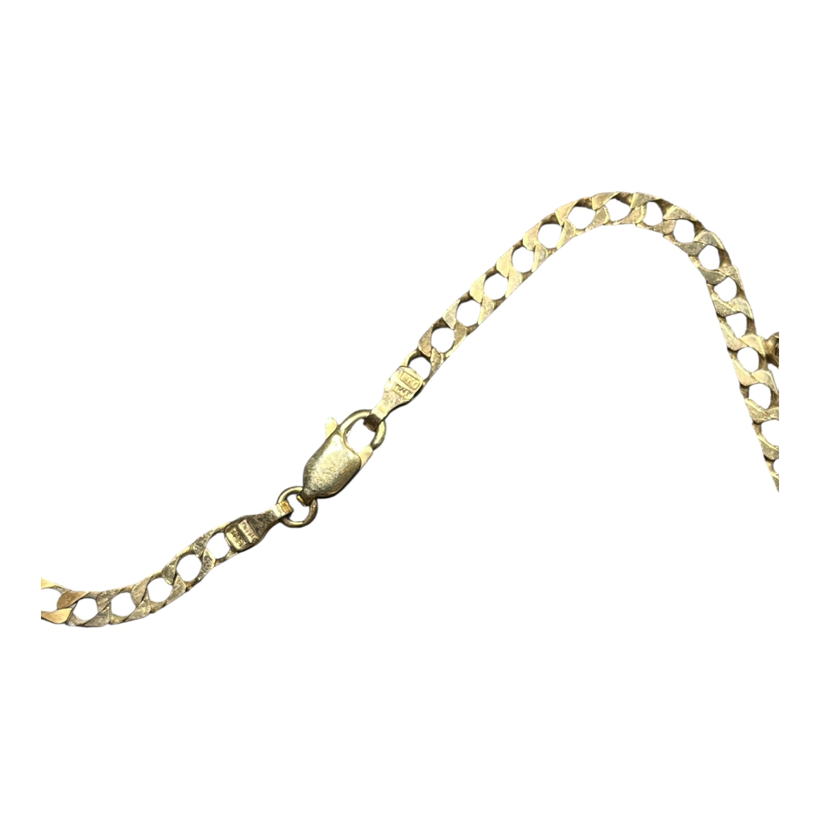 Product photo for 9ct Gold Square-Link Chain – 19