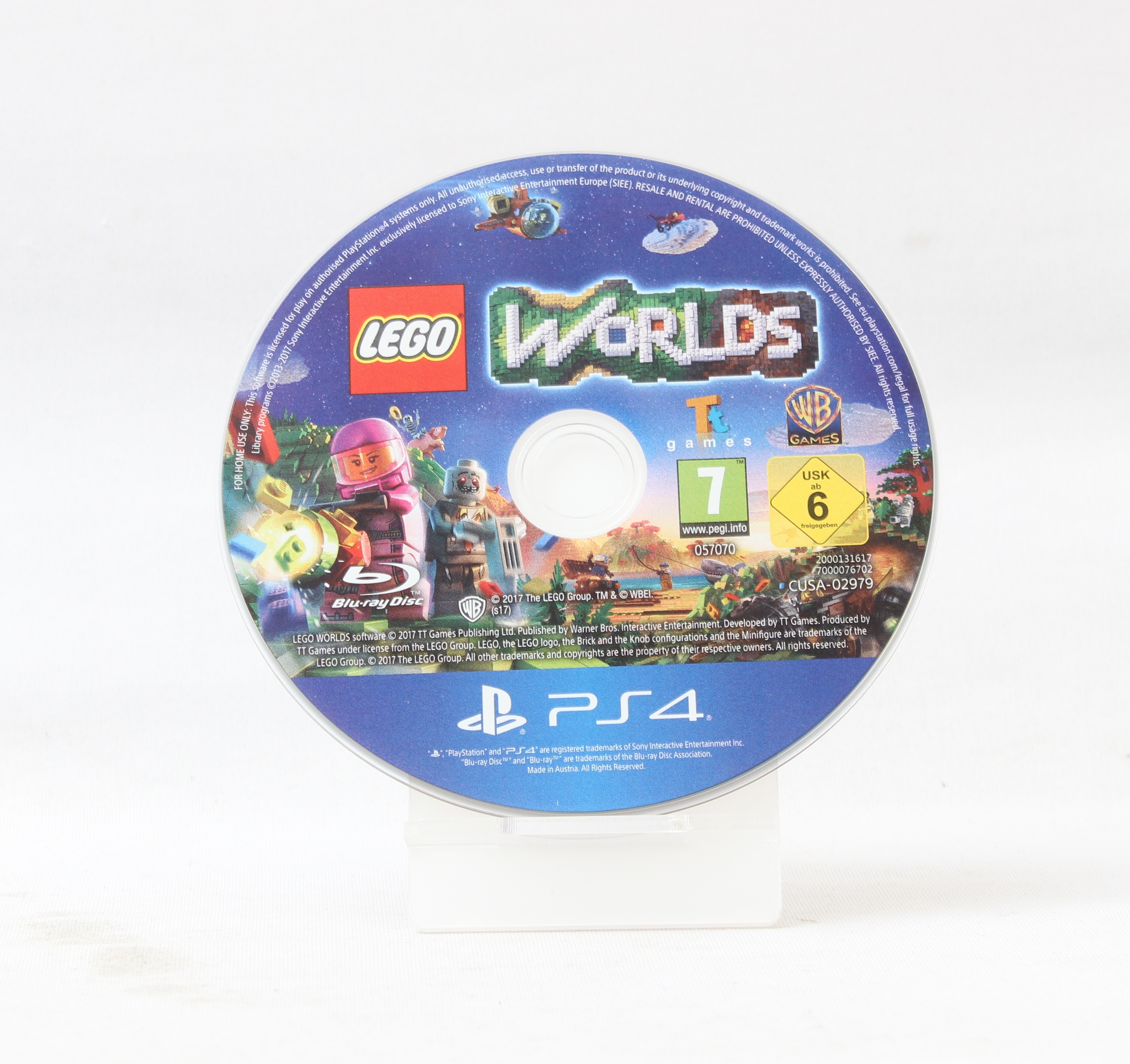 Product photo for Lego Worlds PS4 PlayStation Video Game - Disc Only (A)