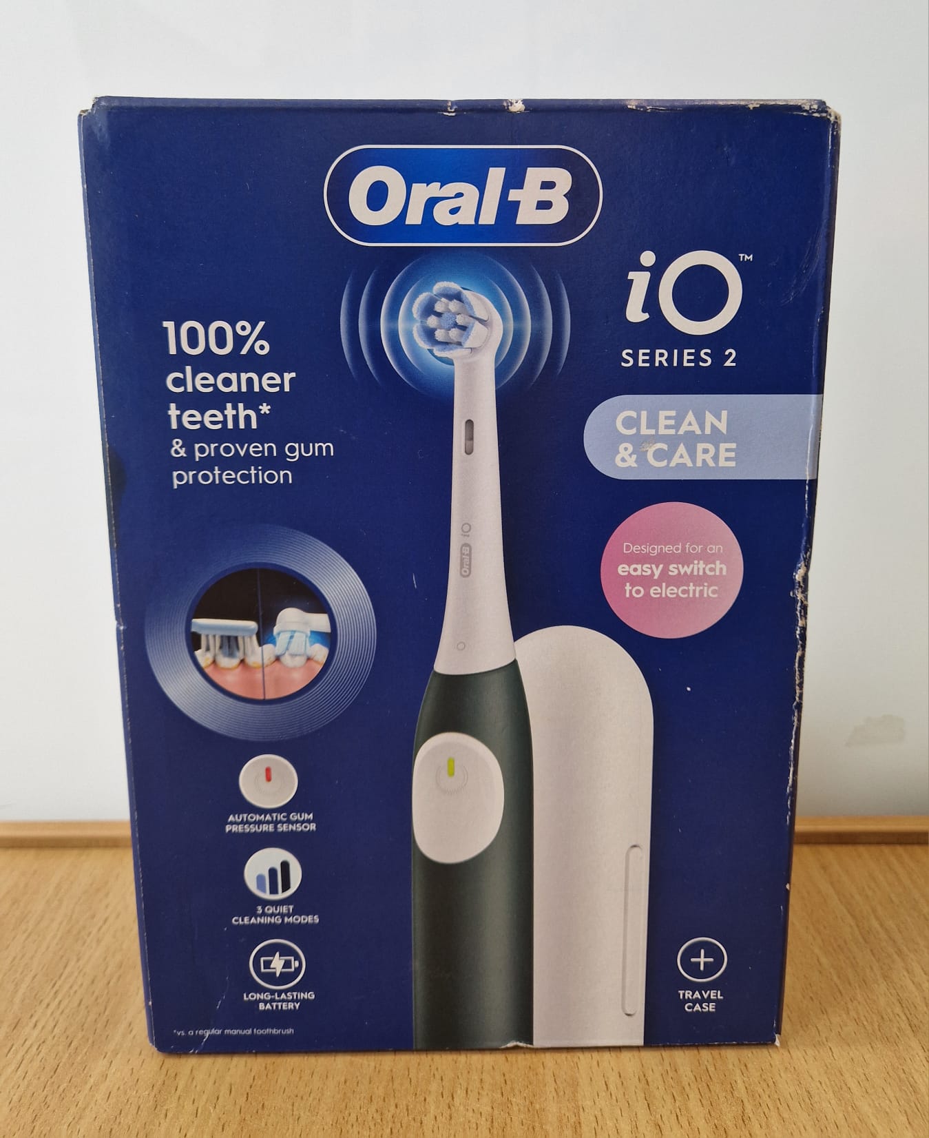 Product photo for Oral-B iO Series 2 Clean & Care Toothbrush - Sealed 12m Warranty