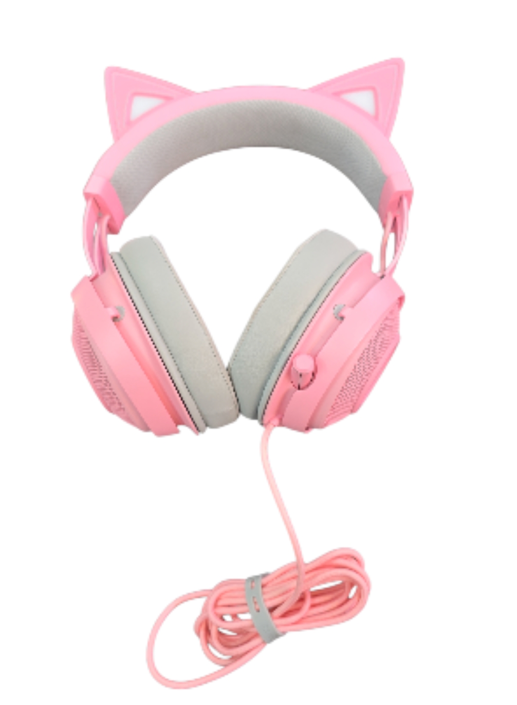 Product photo for Razer Kraken Kitty USB Gaming Headset with Chroma Lighting-Pink