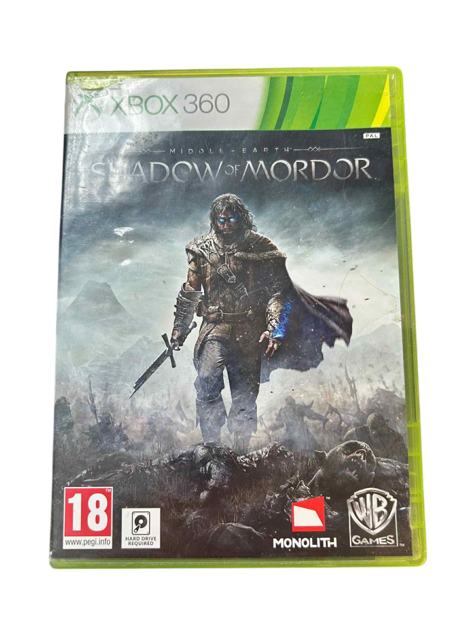 Product photo for Middle-Earth: Shadow of Mordor - 2 Disc (18) Xbox 360 Game