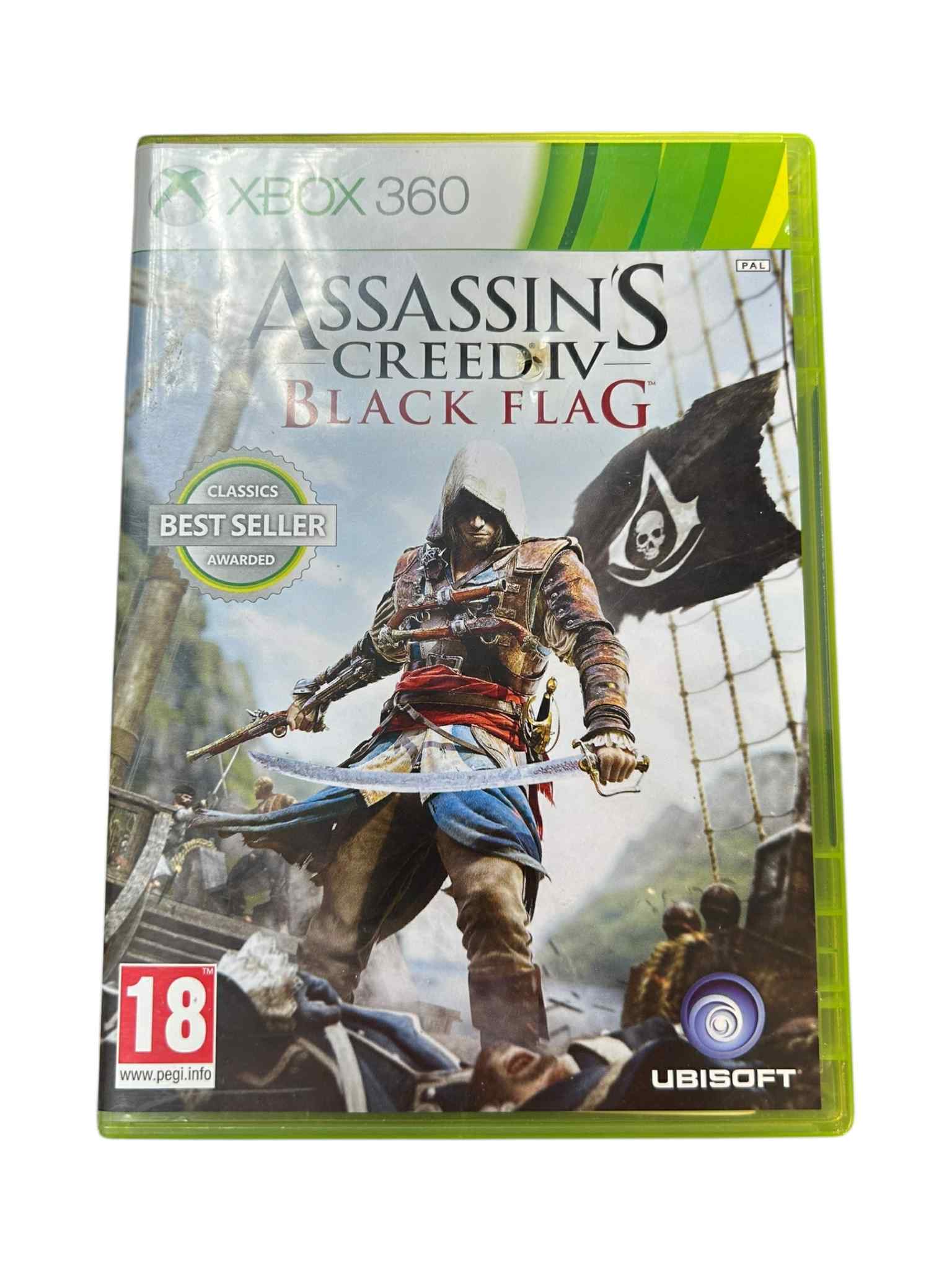 Product photo for Assassin's Creed IV: Black Flag - 2 Disc (18) Xbox 360 Game