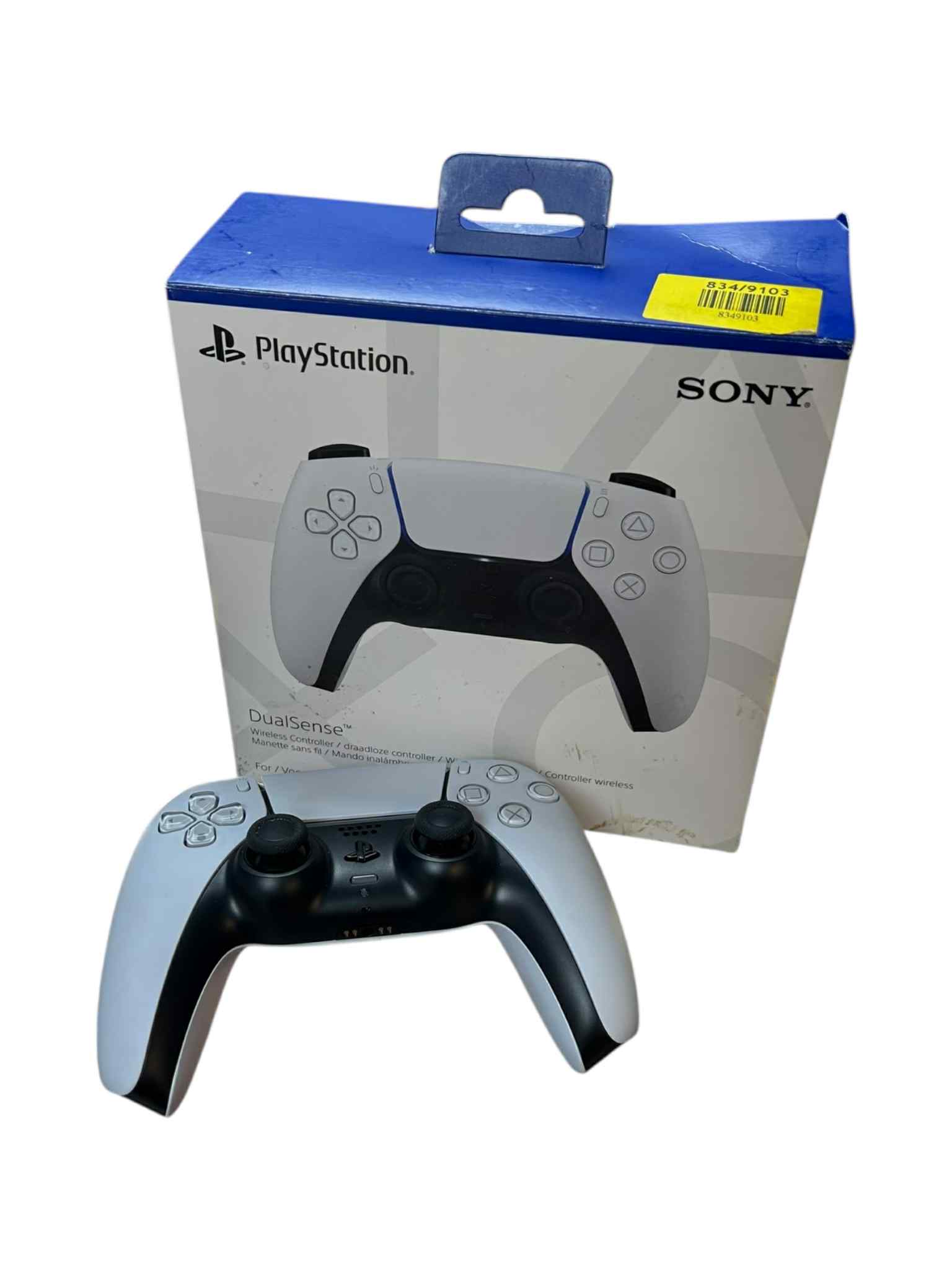 Product photo for PS5 Official DualSense Controller White (Boxed)