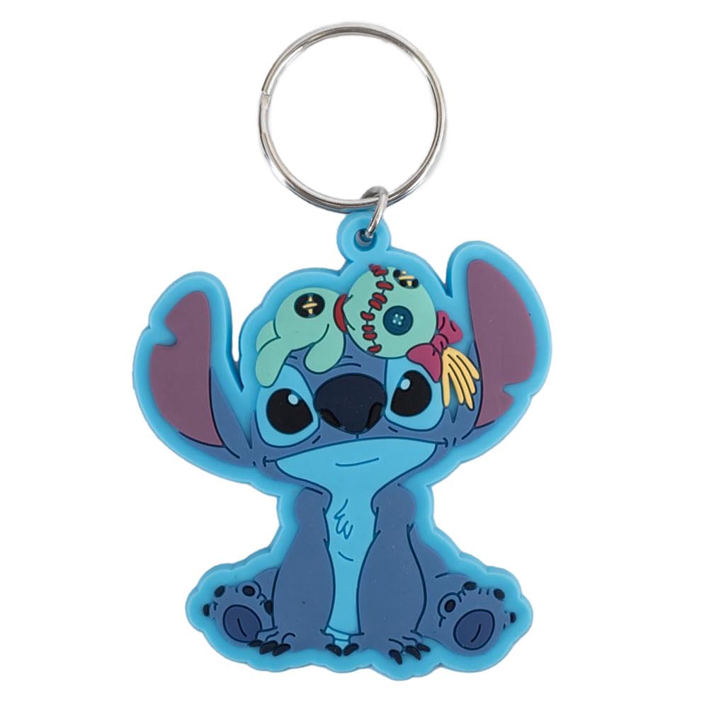 Product photo for Stitch & Scrump PVC Keychain