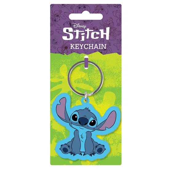 Product photo for Stitch PVC Keychain