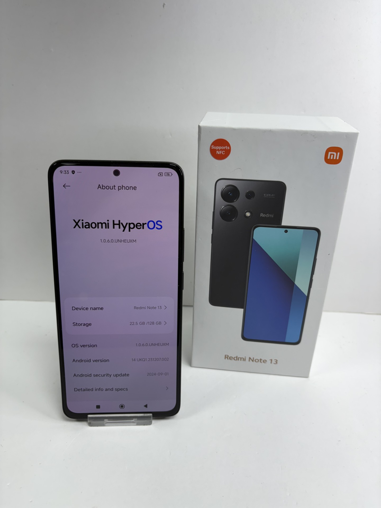 Product photo for Redmi Note 13 - Boxed