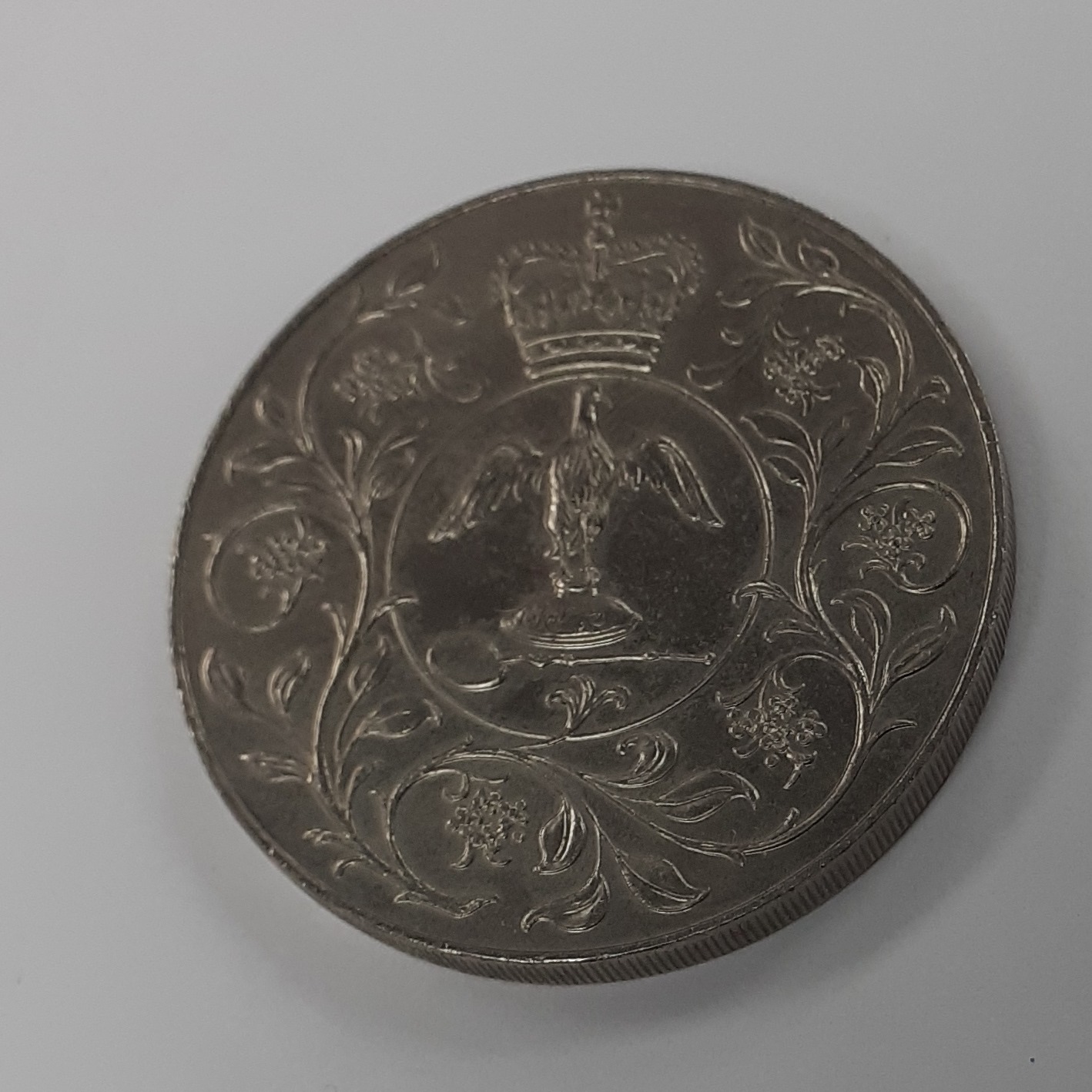 Product photo for 1977 Elizabeth II Julbliee Commemorative Coin DG.REG.FD