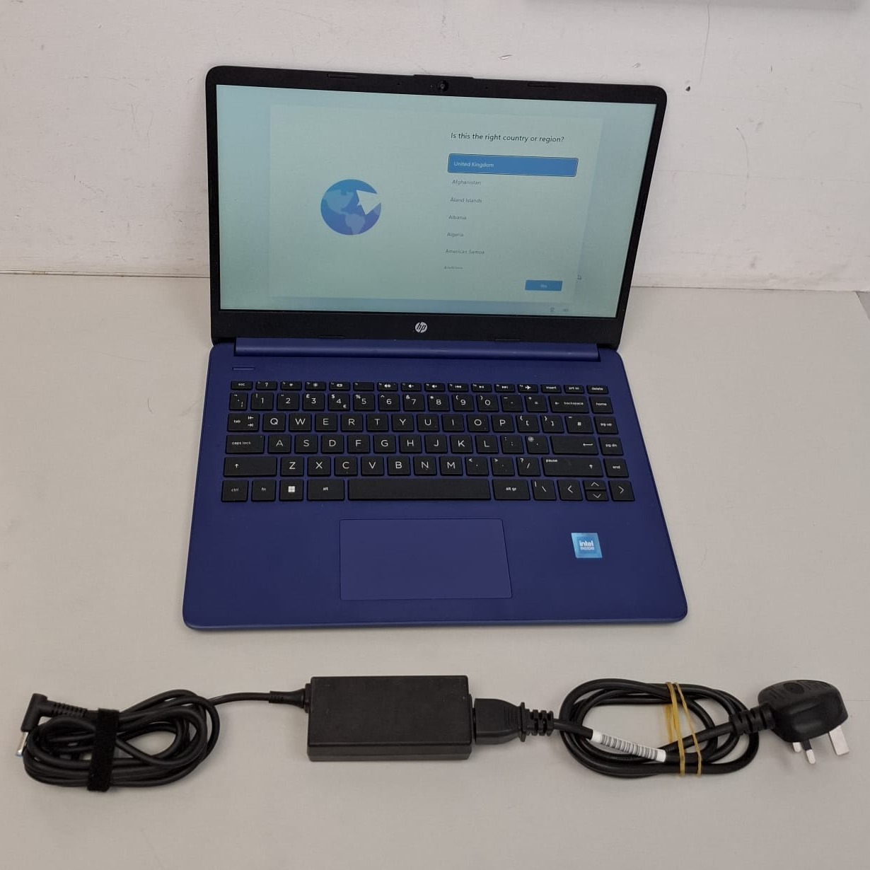 Product photo for HP 14S-DQ0012NA / intel celeron 4GB RAM 128GB storage