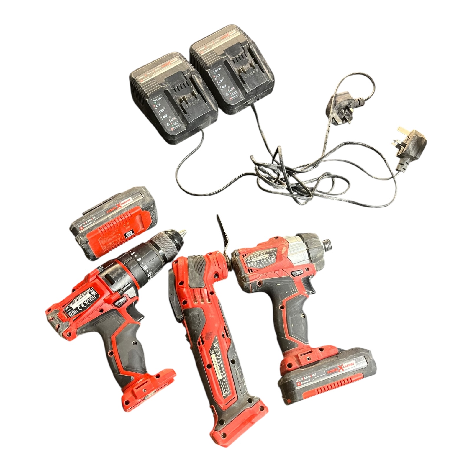 Product photo for Einhell Tool Bundle – Combi/Impact Drill & Multi and batteries
