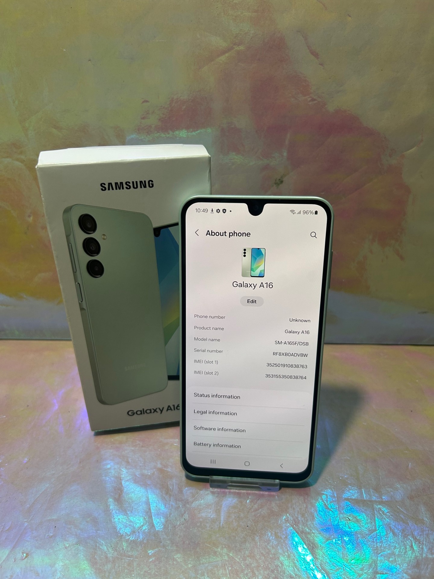 Product photo for Samsung A16 - 128GB Unlocked Green