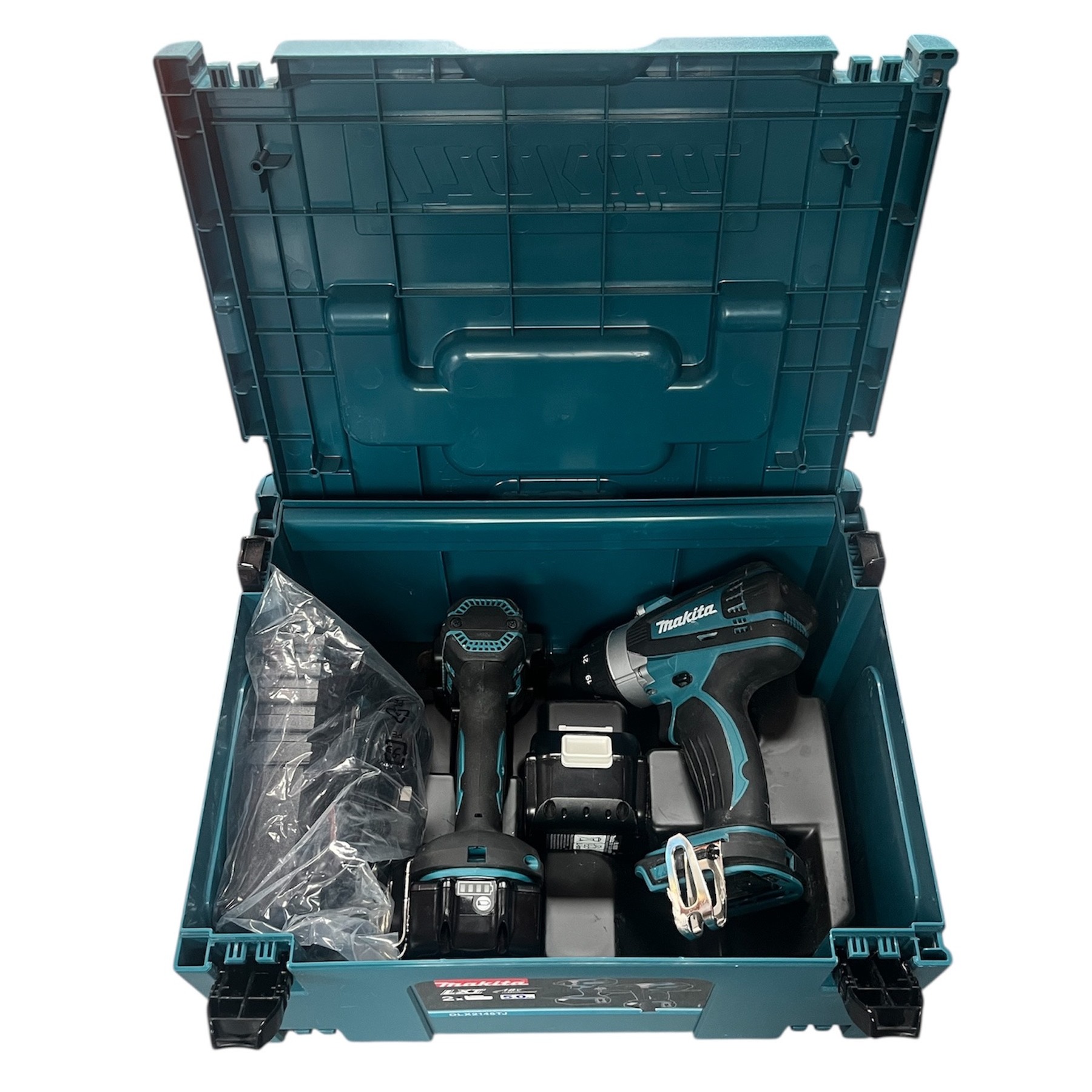 Product photo for Makita DLX2145TJ Cordless 18V Combi Drill & Impact Driver Kit