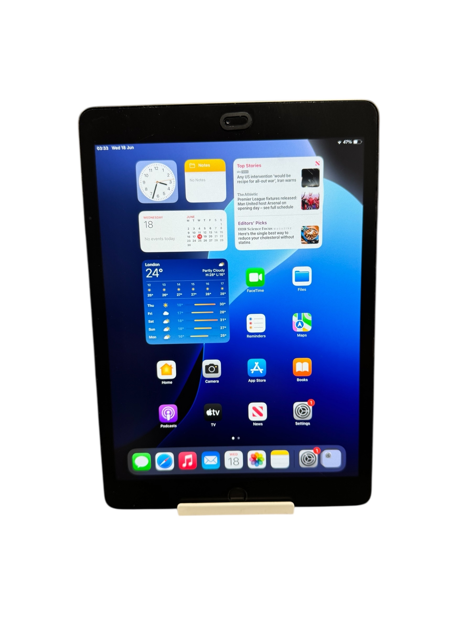 Product photo for Apple iPad 8th Generation (A2270) 10.2