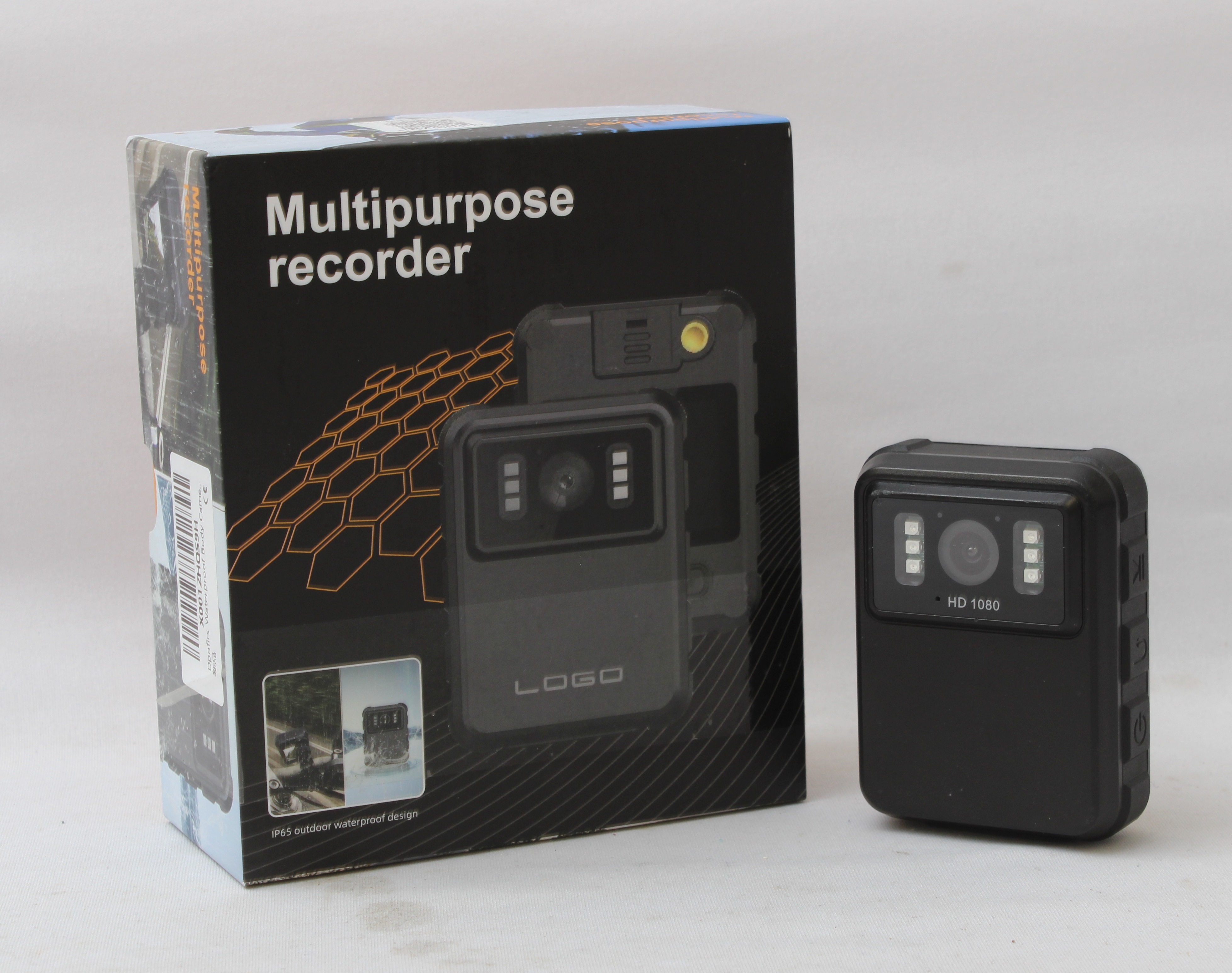 Product photo for Multipurpose Waterproof Body Camera - Boxed (U)