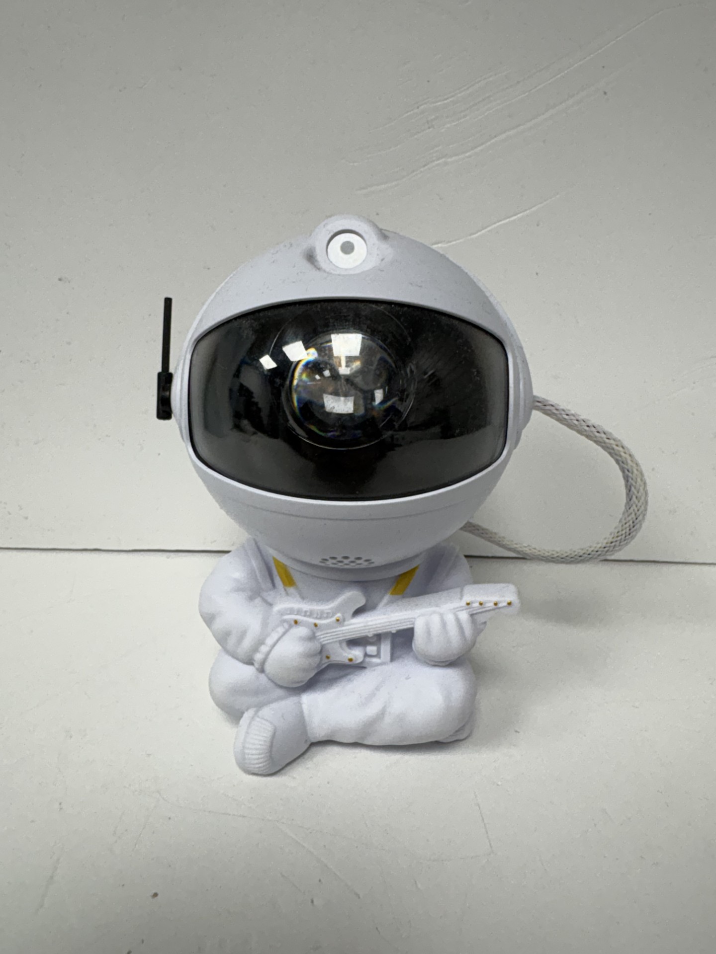 Product photo for astronaut light white with remote unboxed