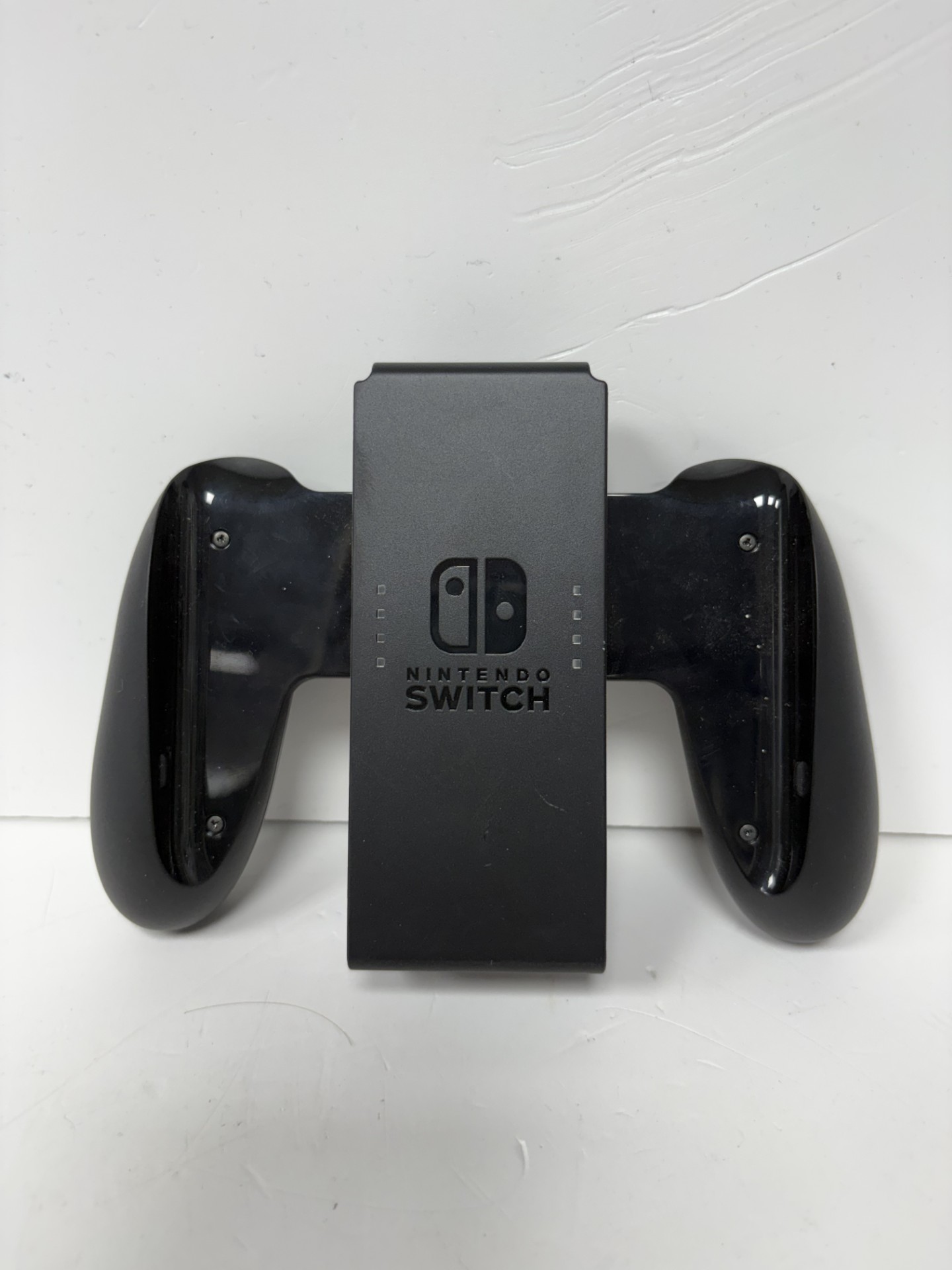 Product photo for Nintendo switch joy con controller black unboxed