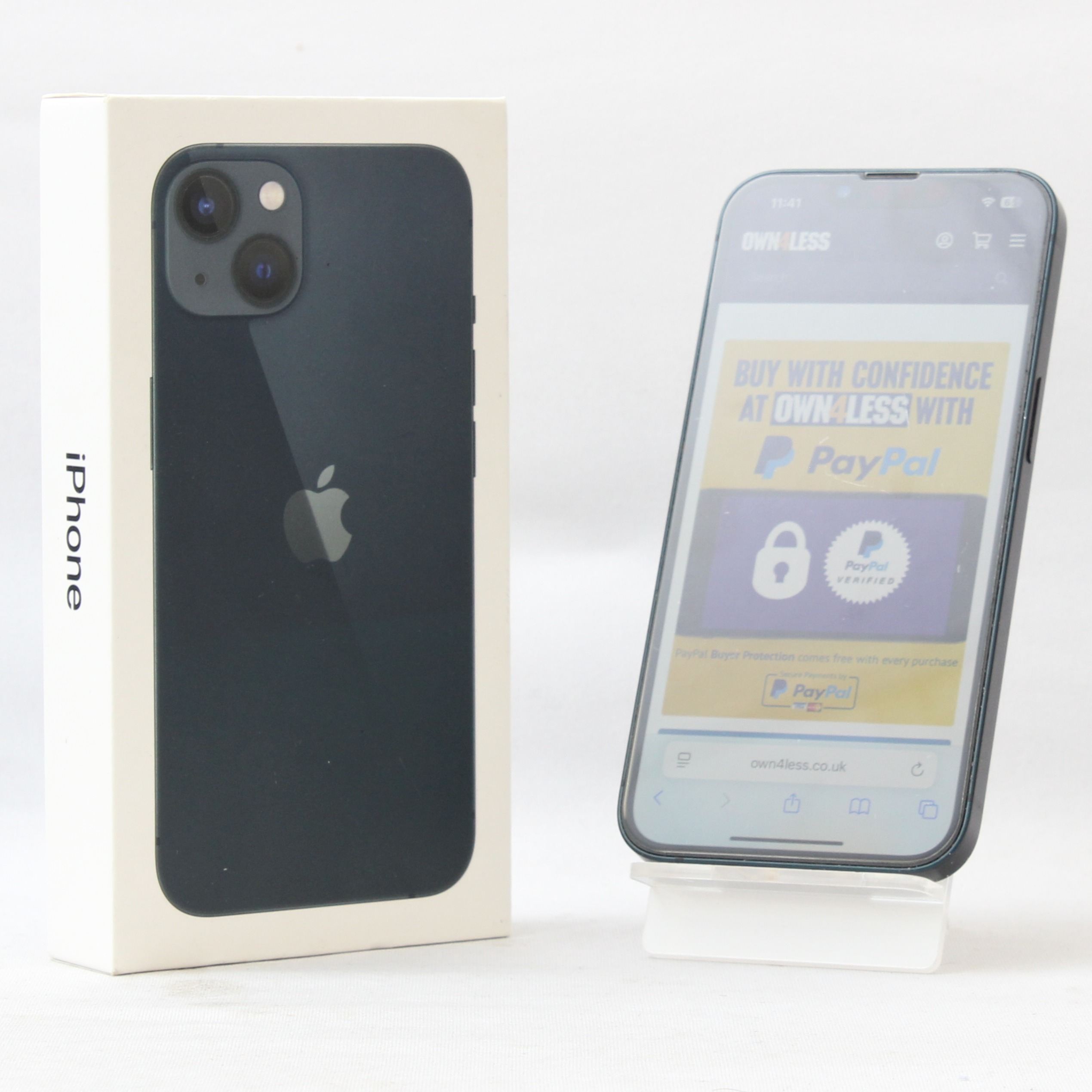 Product photo for Apple iPhone 13 128GB Smartphone - Midnight BH 86% Boxed (C+)