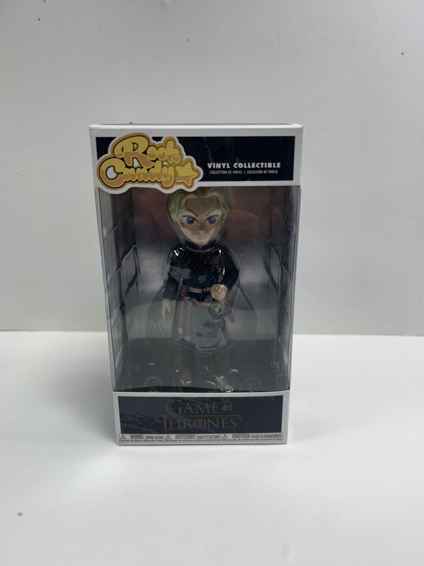 Product photo for rock candy rock candy vinyl collectible game of thrones brienne tarth boxed