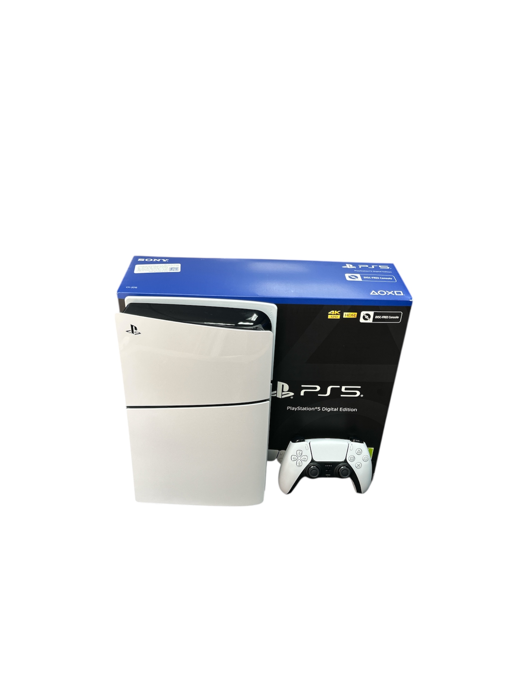 Product photo for Sony Playstation 5 Digital Edition 825GB Console, Boxed