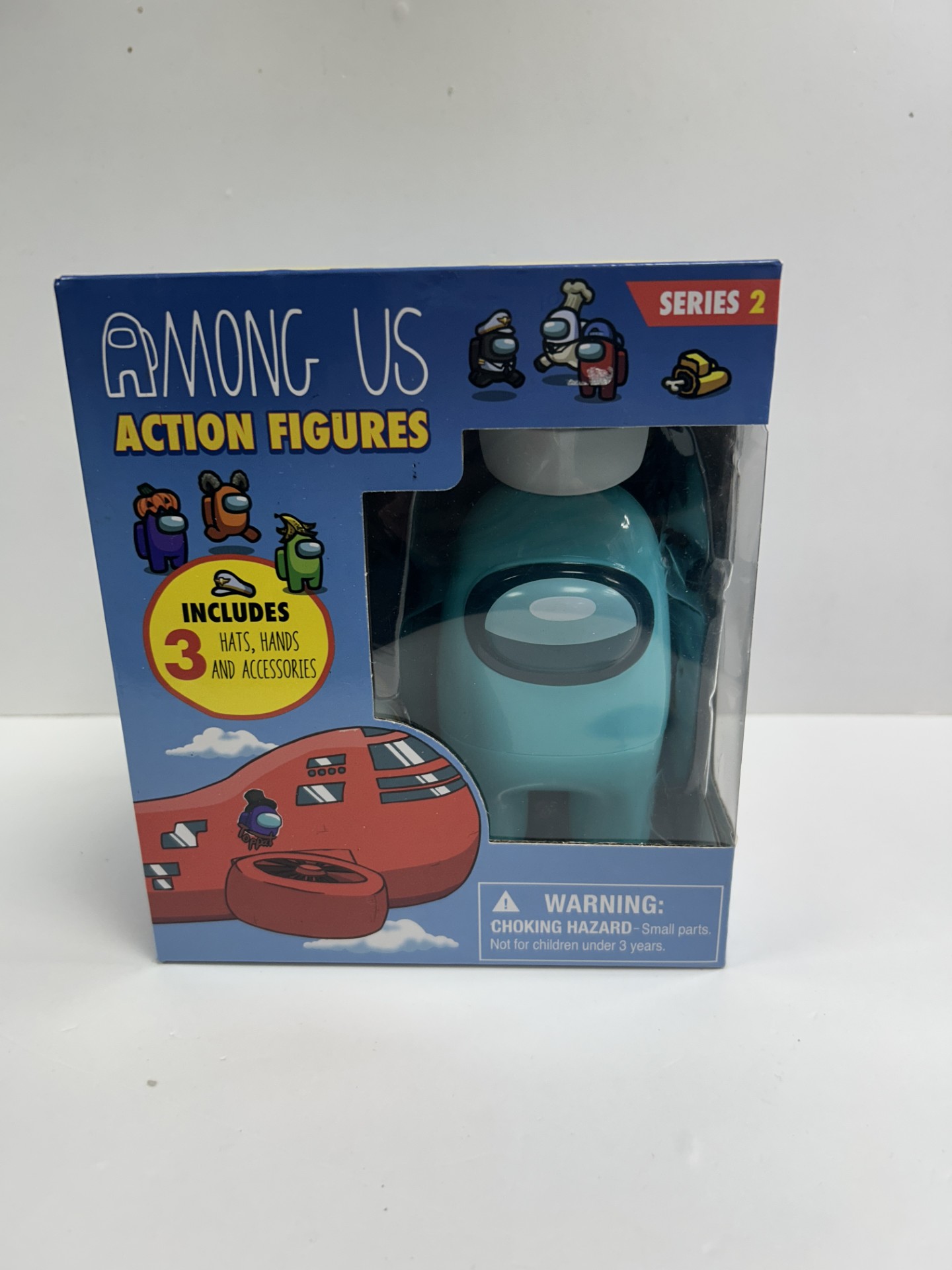Product photo for TOIKIDO AMONG US ACTION FIGURE SERIES 2 INCLUDES HAT HANDS AND ACCESSOIRES BOXED