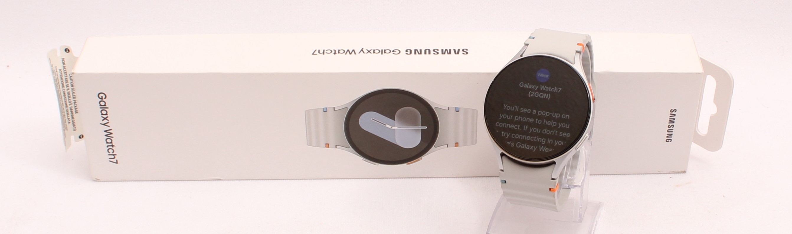 Product photo for Samsung Galaxy Watch7 44mm GPS Android Smartwatch - Silver (B)