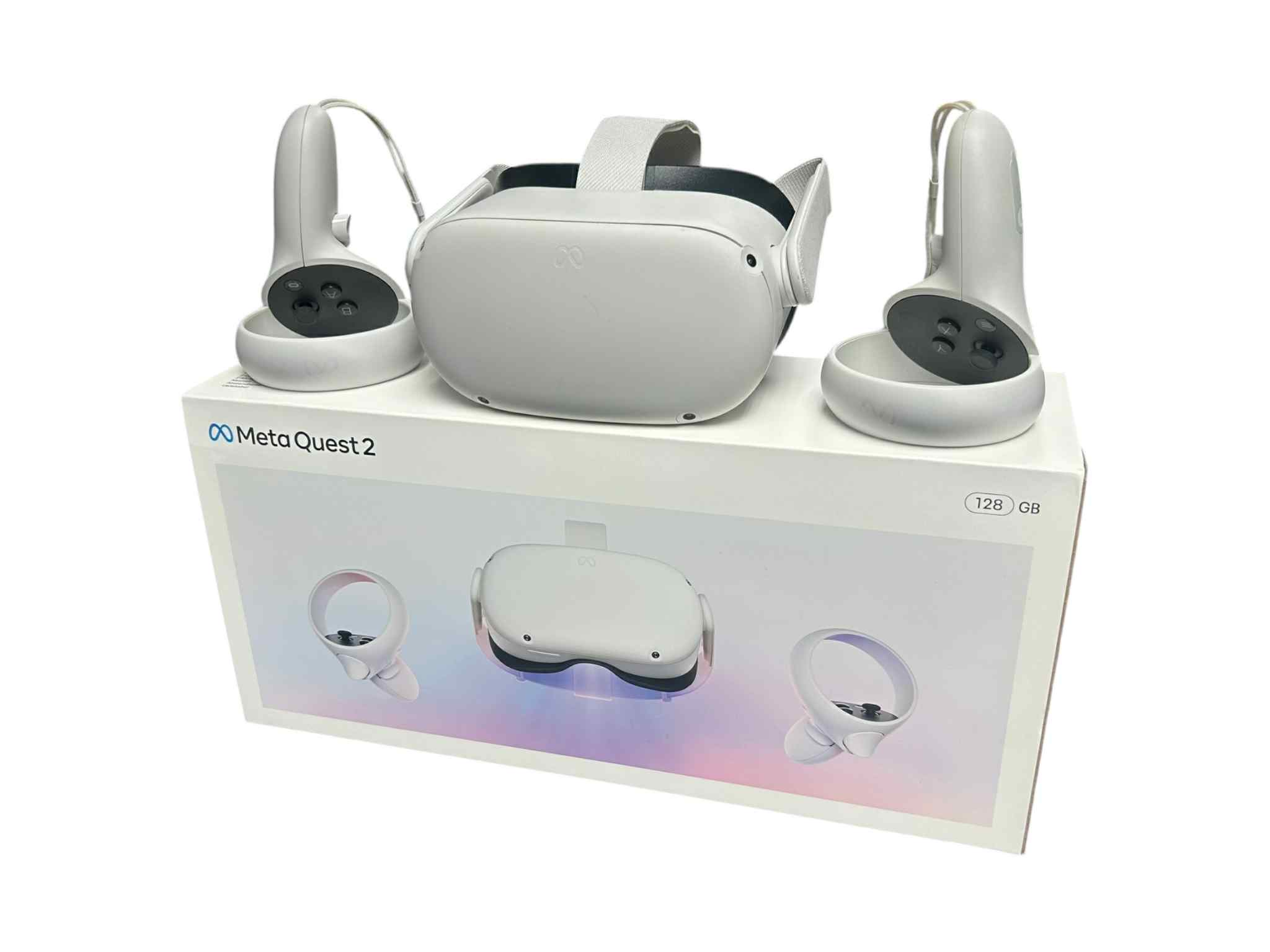 Product photo for Meta/Oculus Quest 2 VR Headset (With Controllers) - 128GB, A