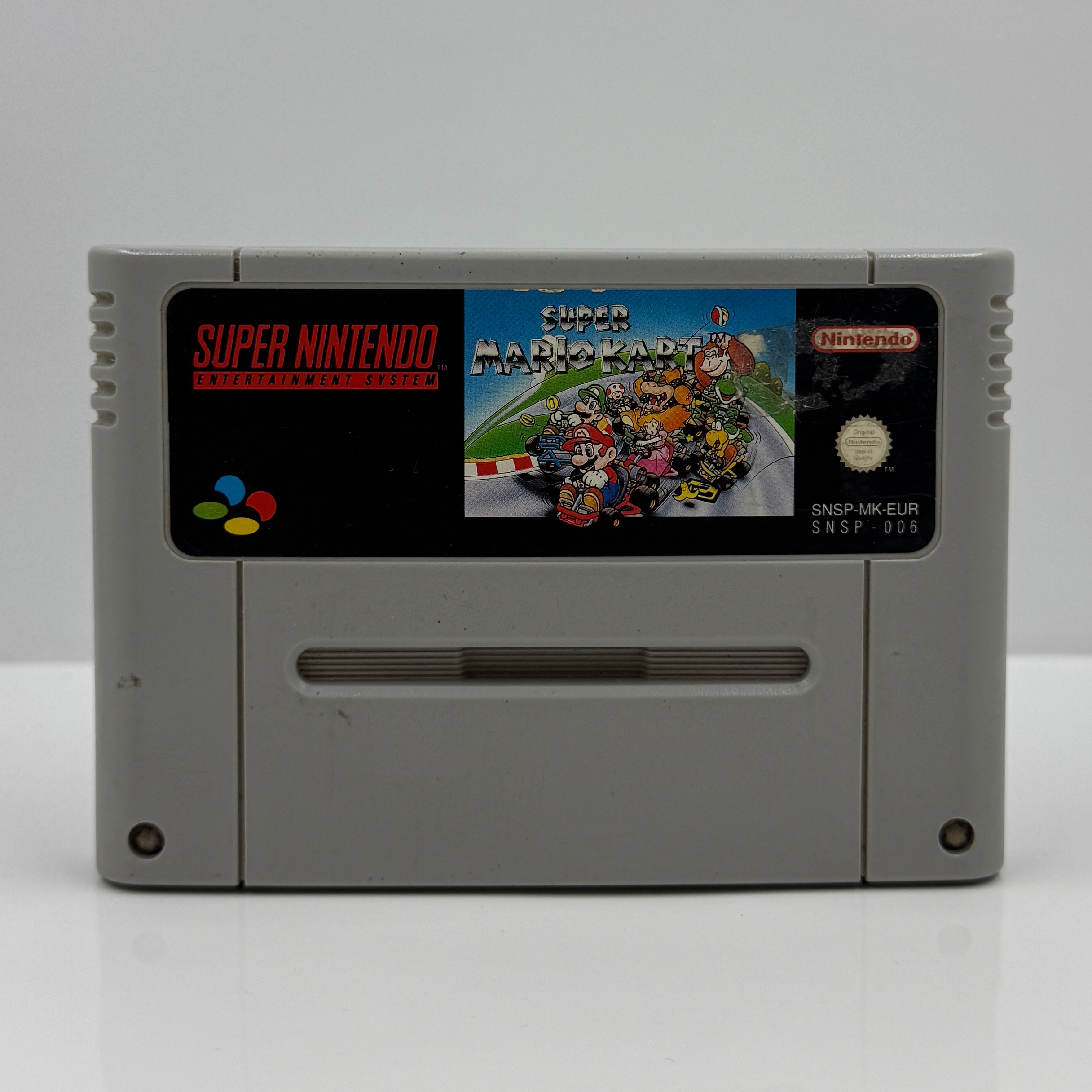 Product photo for SUPER MARIO KART NINTENDO SNES GAME