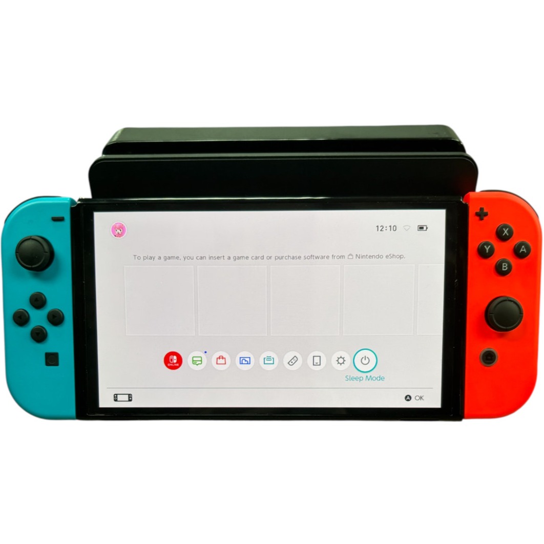 Product photo for Nintendo Switch OLED (64GB) Unboxed