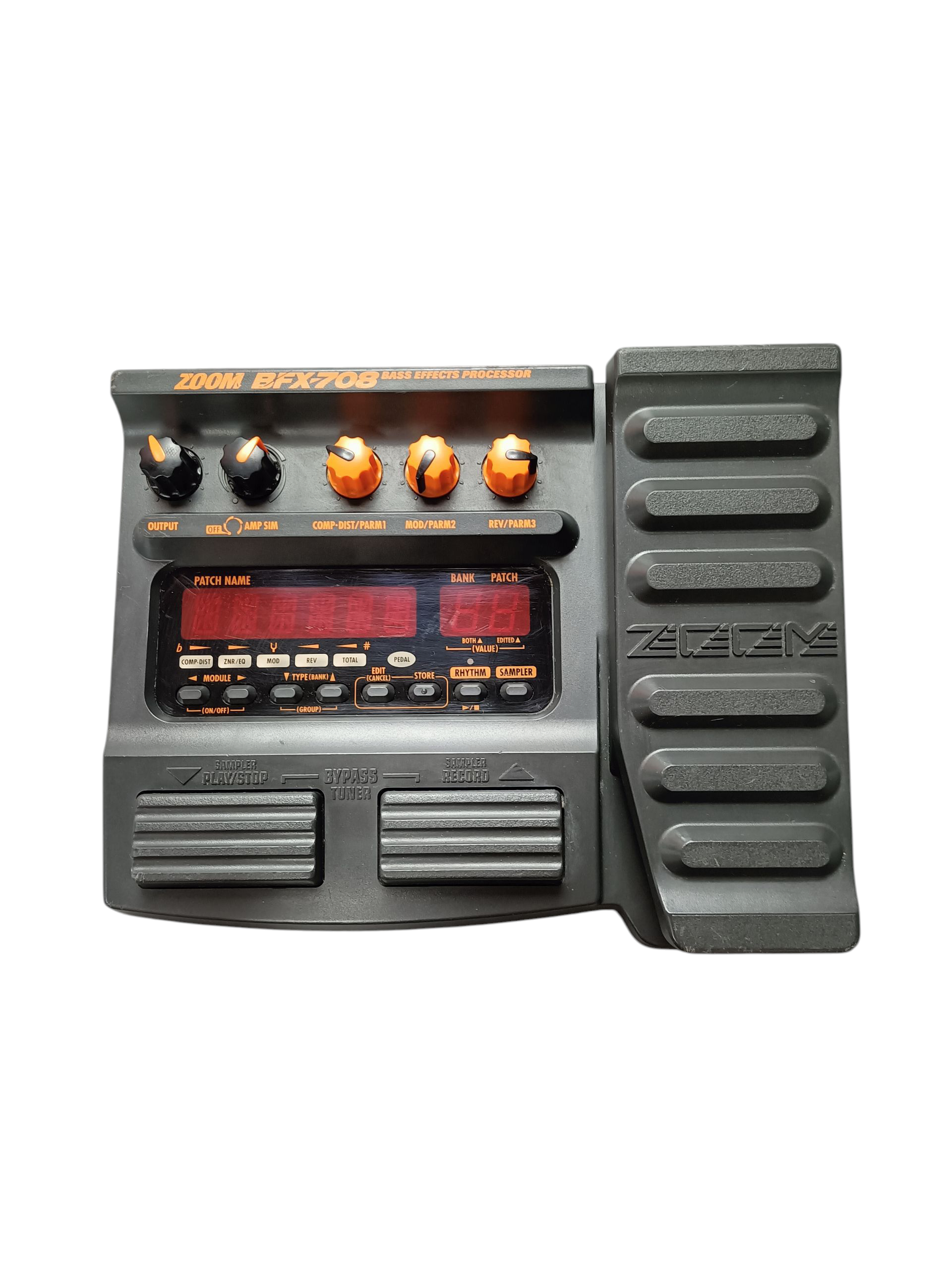 Product photo for Zoom 708ii Bass Guitar Multi Effects Pedal