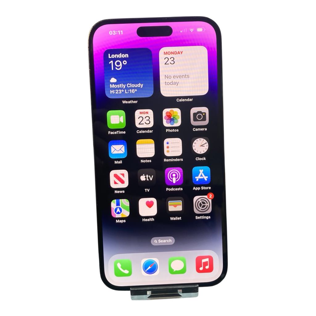 Product photo for Apple iPhone 14 Pro Max 128GB Deep Purple, Unlocked