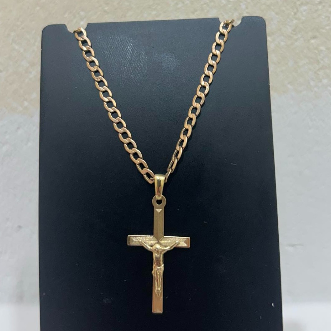 Product photo for 14CT Gold Necklace with Cross