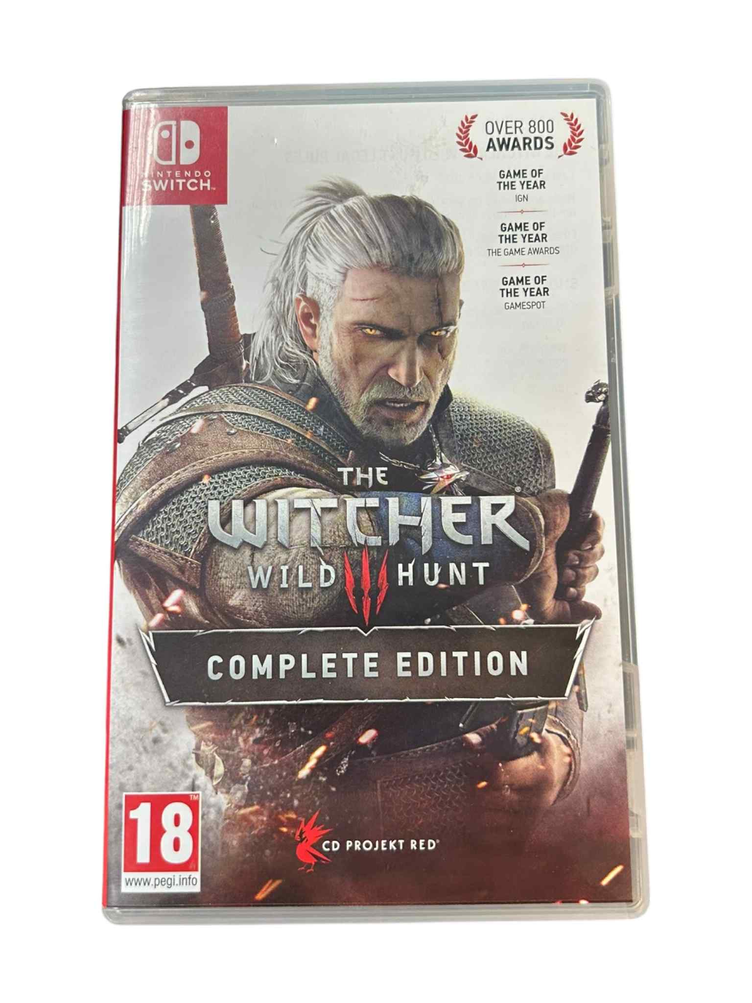 Product photo for The Witcher Wild Hunt: :Complete Edition (18) - Nintendo Switch Game