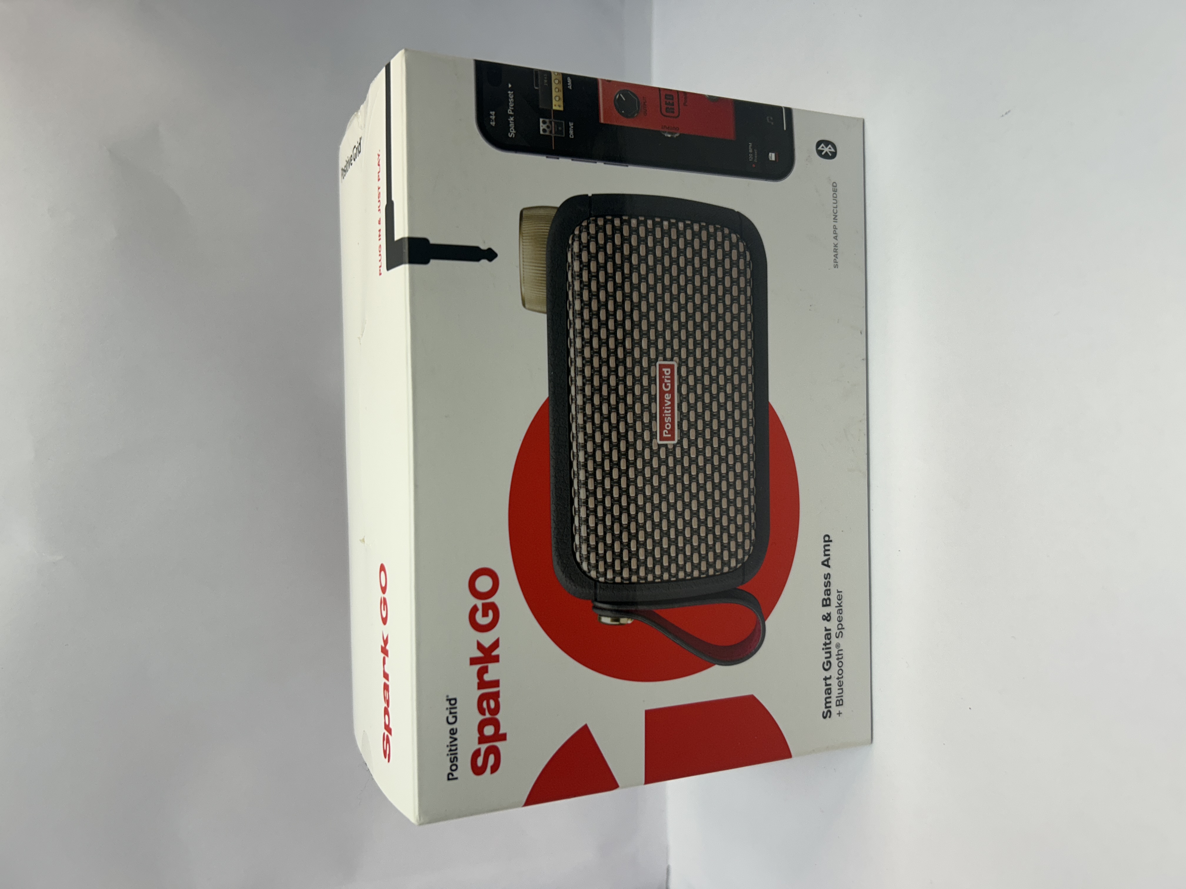 Product photo for positive spark go positive grid spark go smart guitar & bass amp boxed