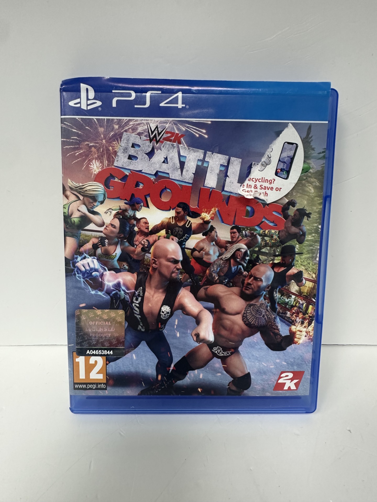 Product photo for W2K BATTLE GROUNDS PS4 GAME