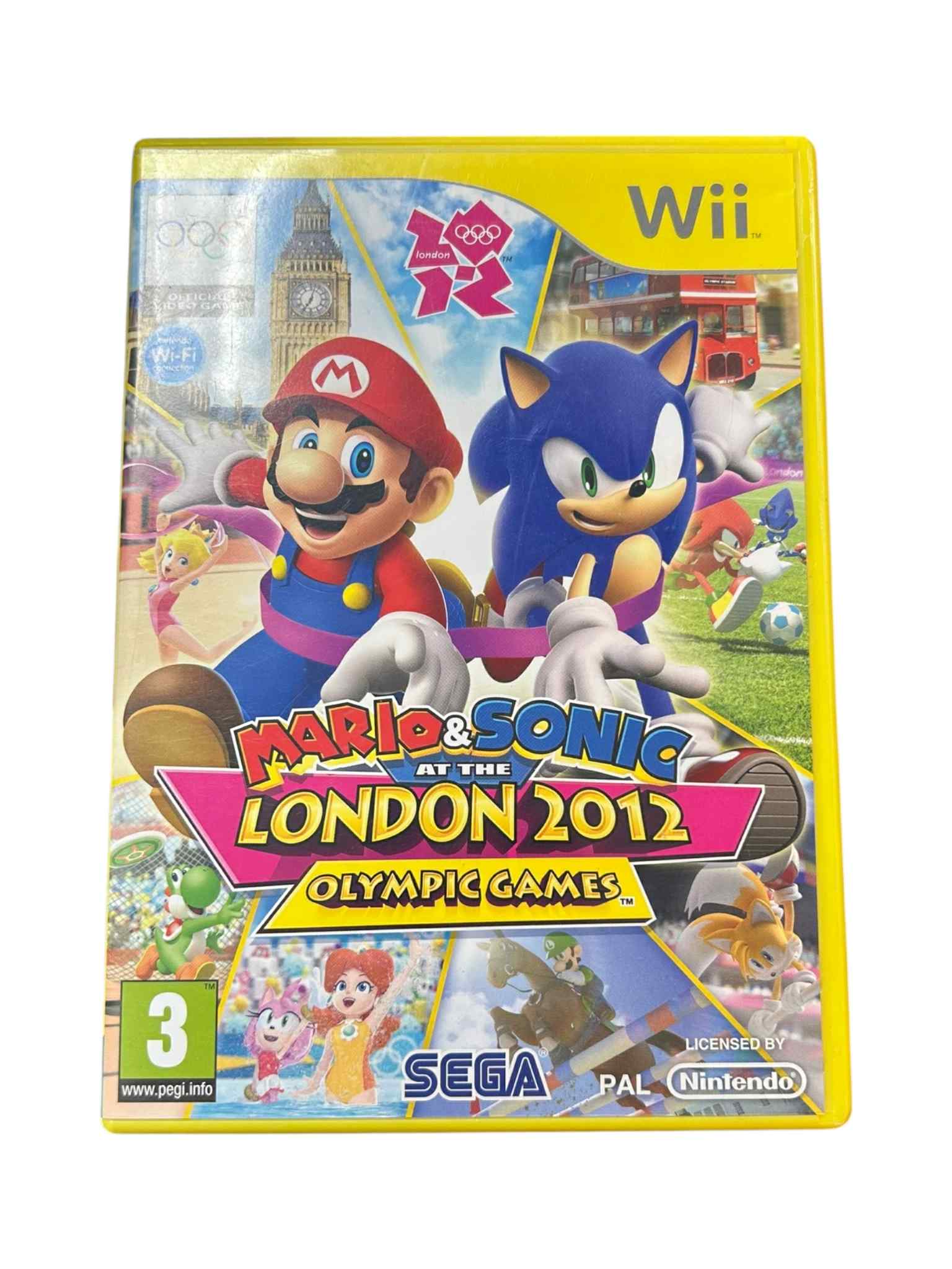 Product photo for Mario & Sonic At The London 2012 Olympic (3) - Nintendo Wii Game