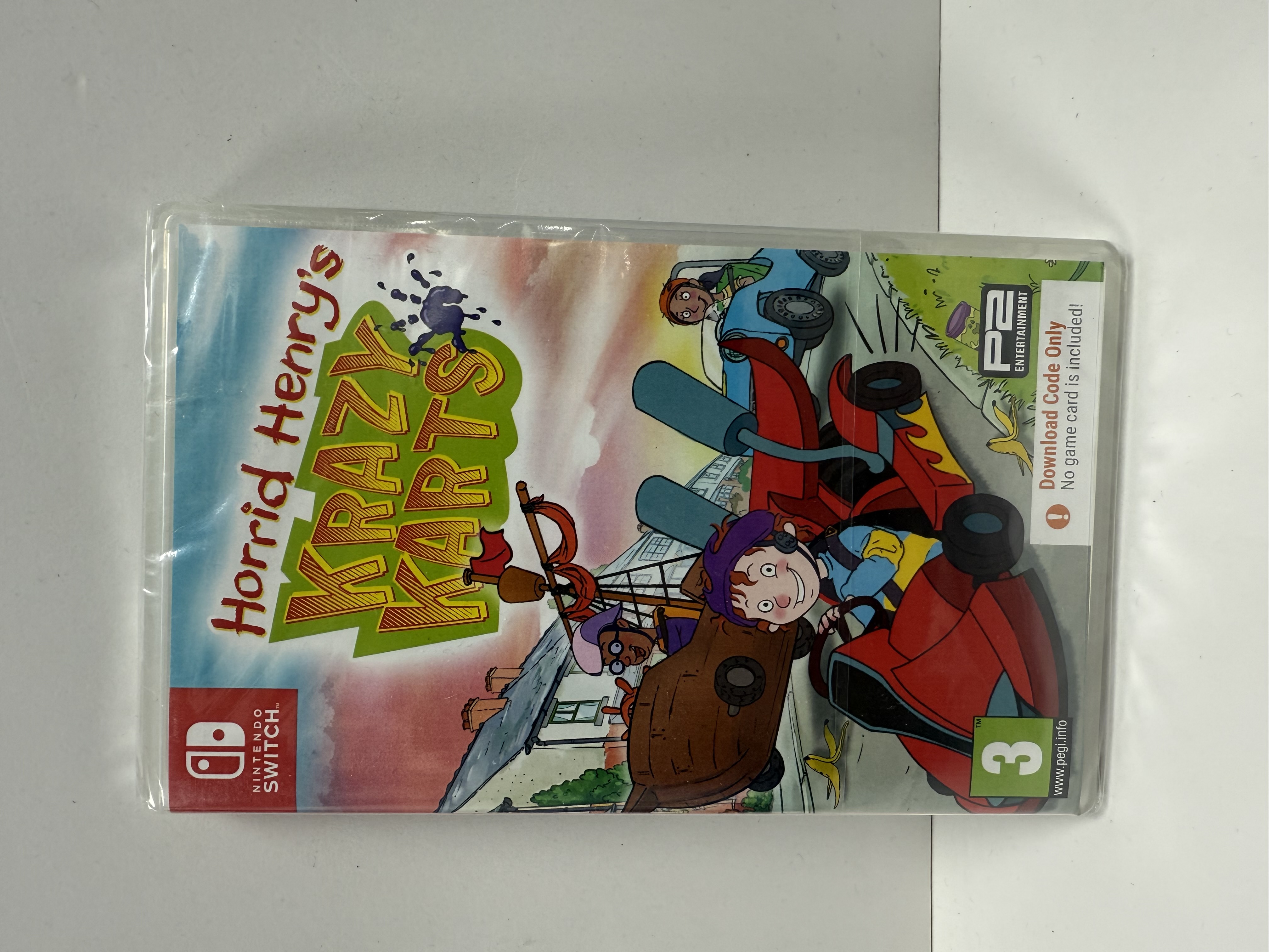 Product photo for HORRID HENRYS KRAZY KARTS SWITCH GAME